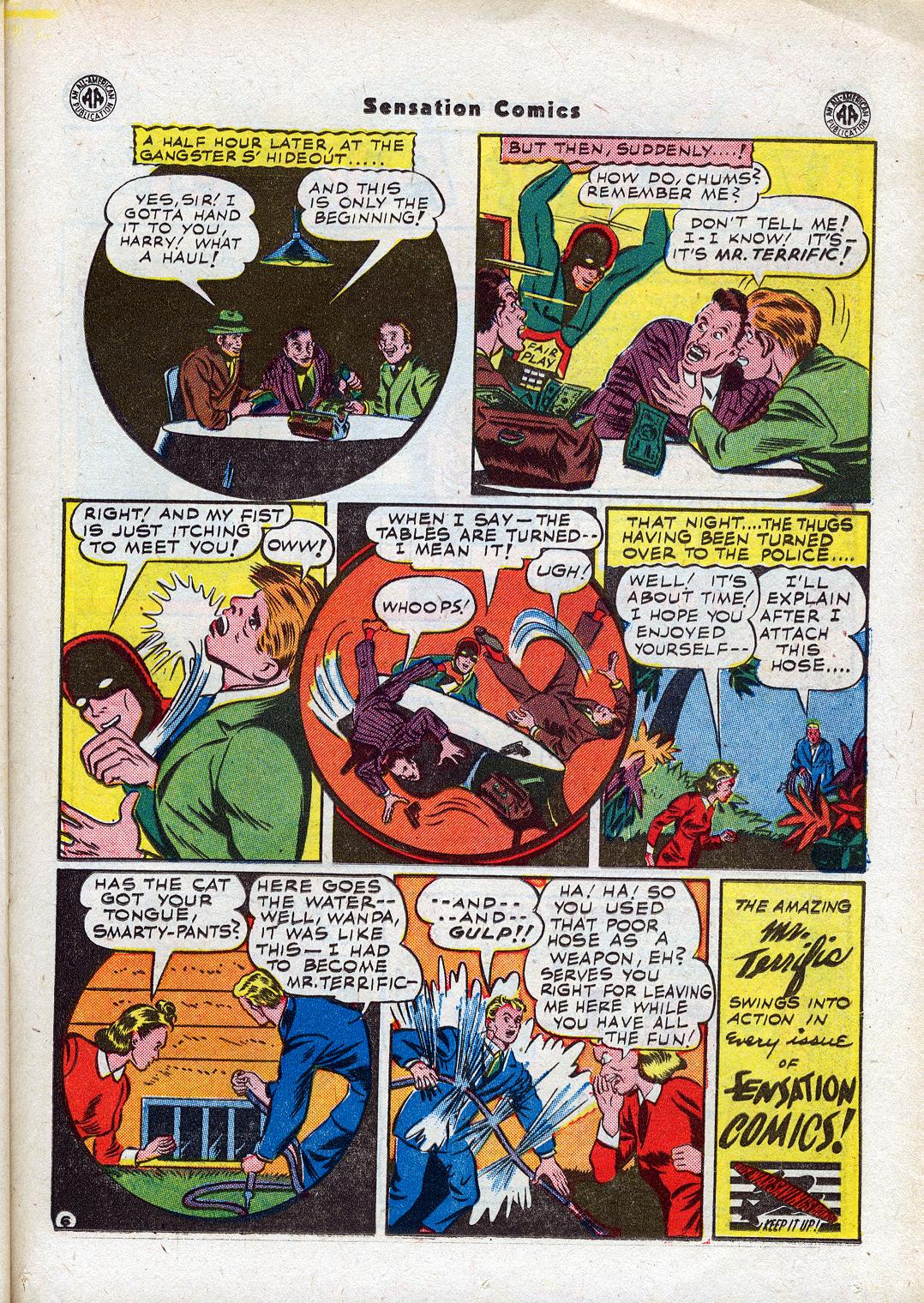 Read online Sensation (Mystery) Comics comic -  Issue #44 - 33