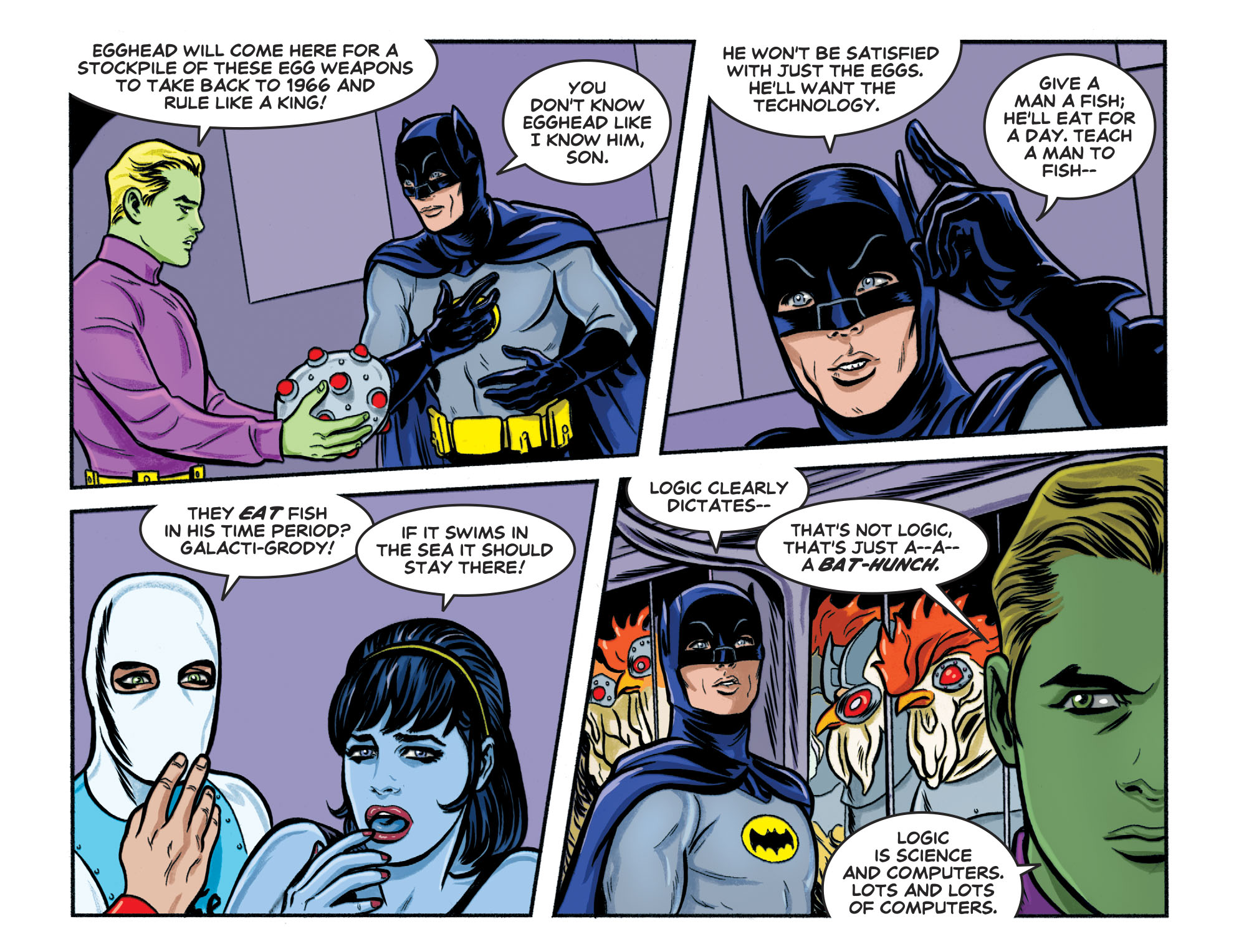 Read online Batman '66 Meets the Legion of Super-Heroes comic -  Issue #1 - 19