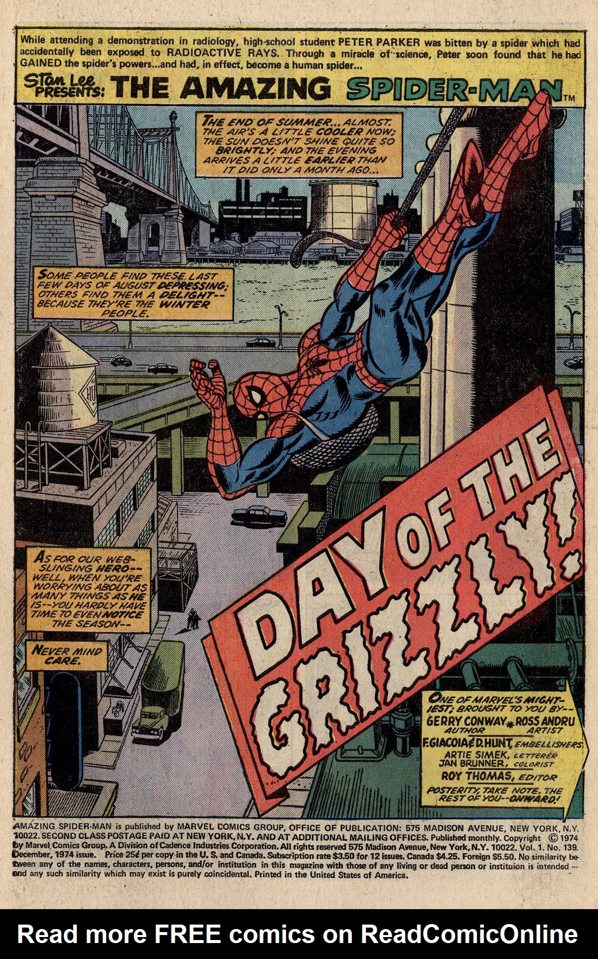 Read online The Amazing Spider-Man (1963) comic -  Issue #139 - 3