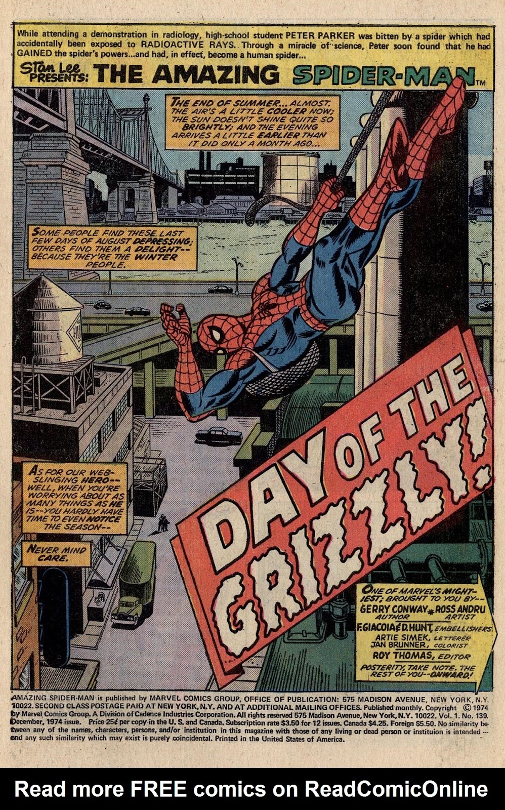 The Amazing Spider-Man (1963) issue 139 - Page 3
