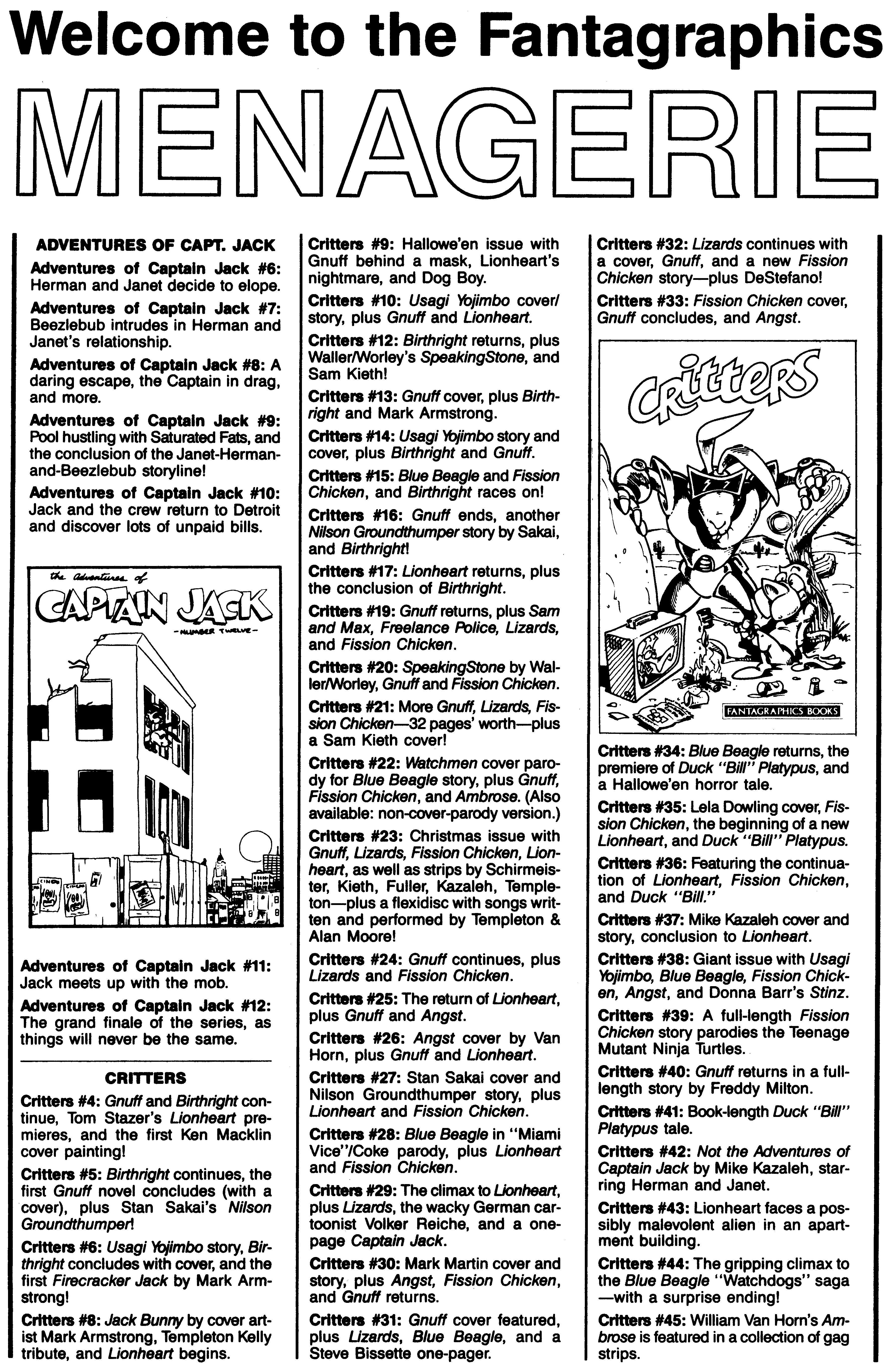 Read online Critters comic -  Issue #50 - 74