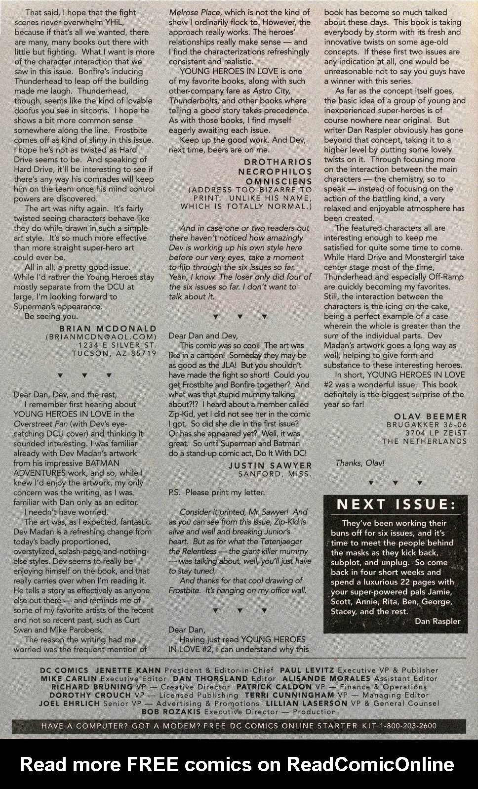 Read online Young Heroes in Love comic -  Issue #6 - 26