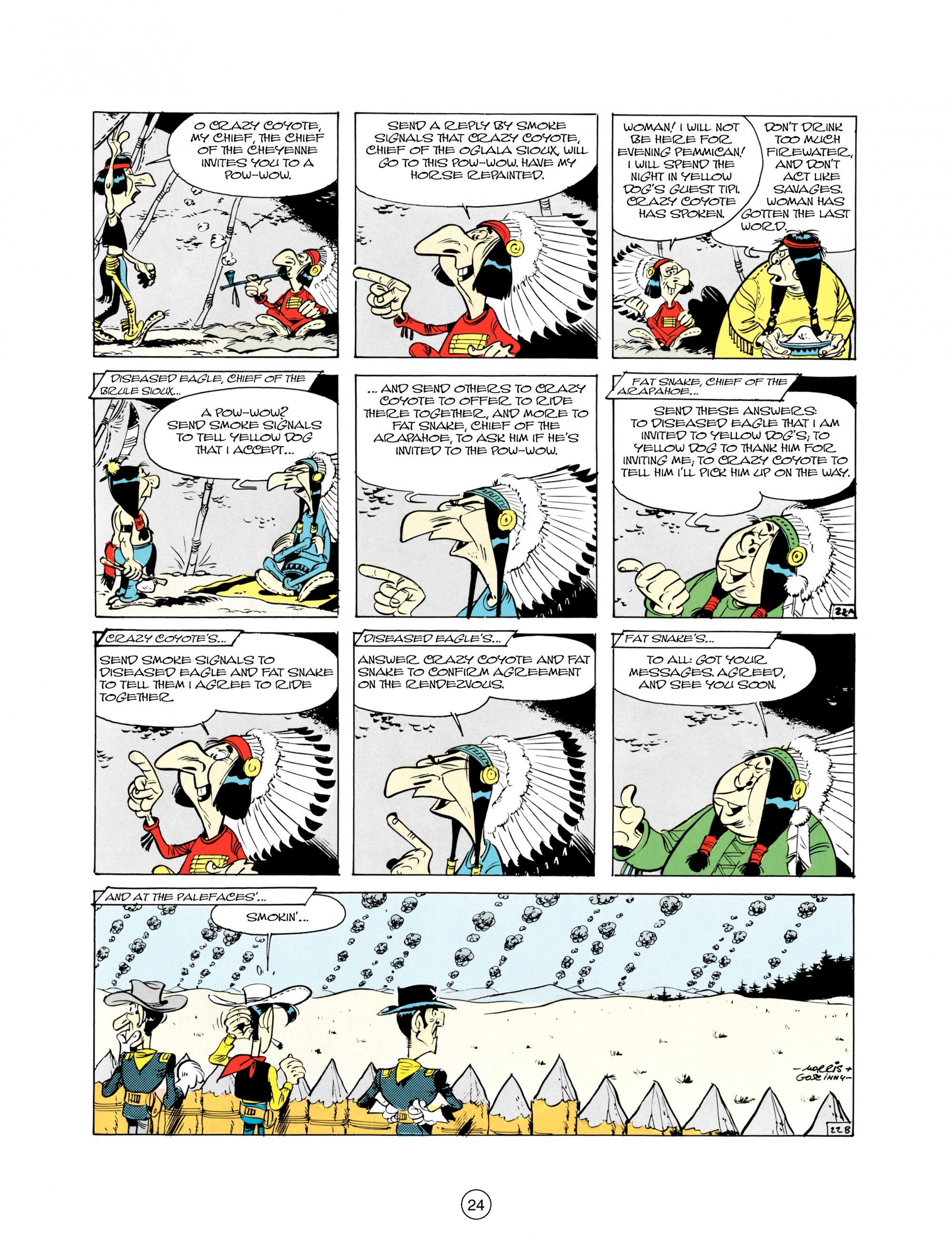 Read online A Lucky Luke Adventure comic -  Issue #21 - 24