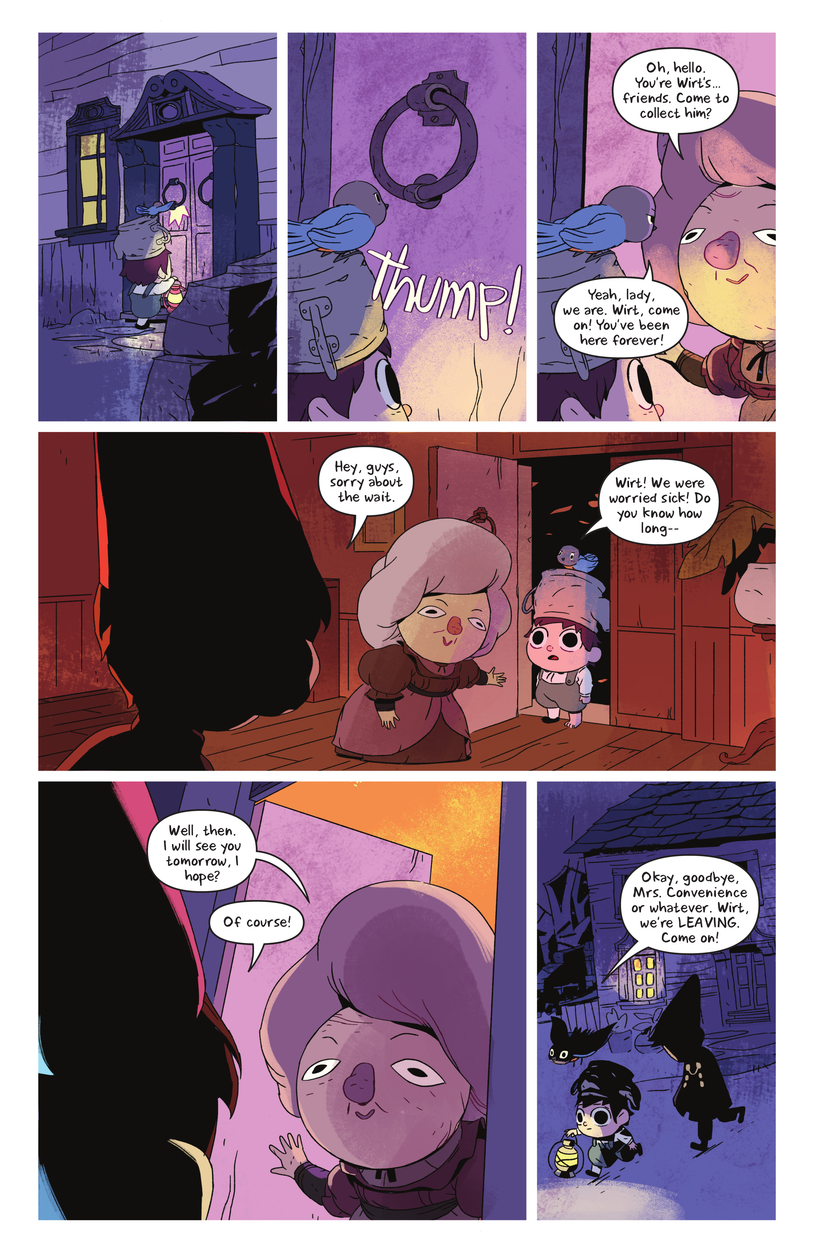 Read online Over the Garden Wall: Hollow Town comic -  Issue # TPB - 70