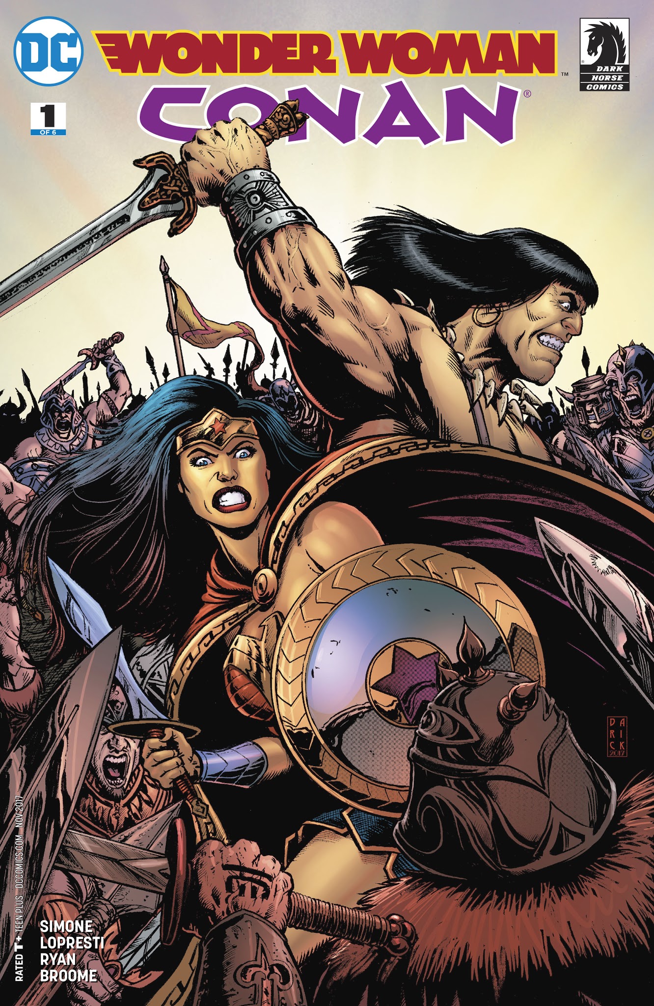 Read online Wonder Woman/Conan comic -  Issue #1 - 1