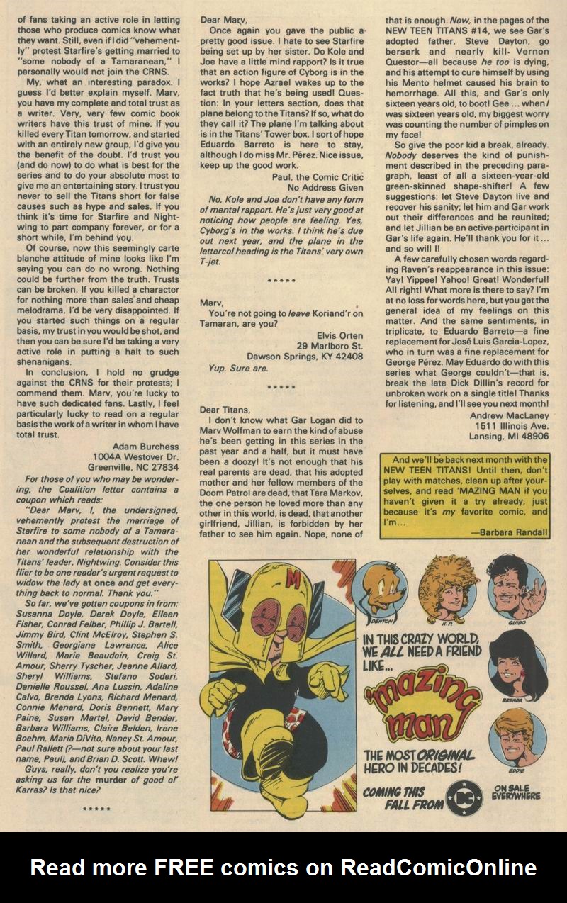 Read online Tales of the Teen Titans comic -  Issue #77 - 31