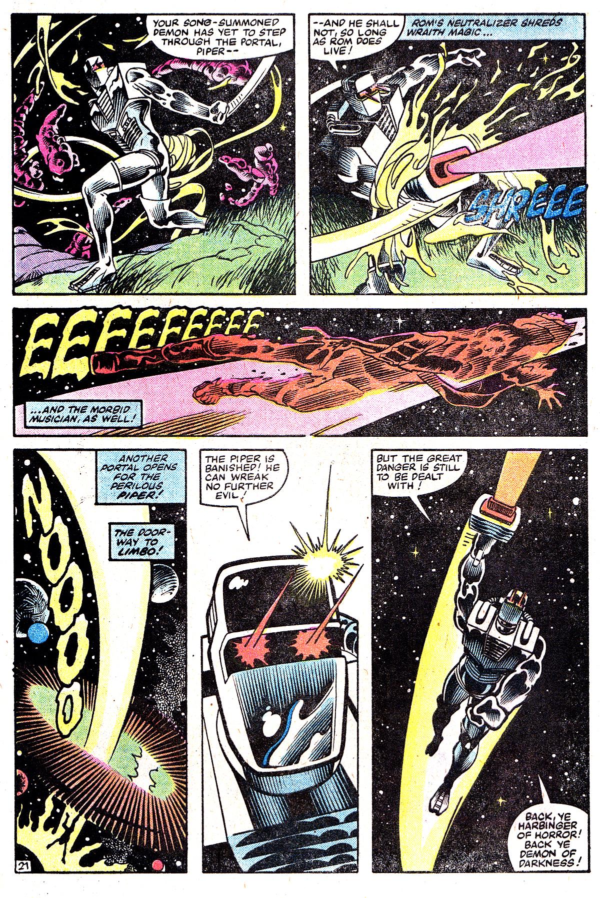 Read online ROM (1979) comic -  Issue #40 - 22