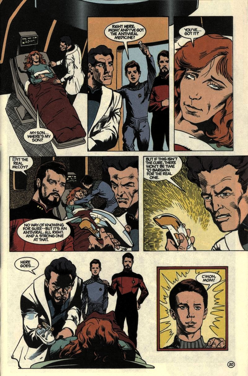 Read online Star Trek: The Next Generation (1989) comic -  Issue #9 - 21