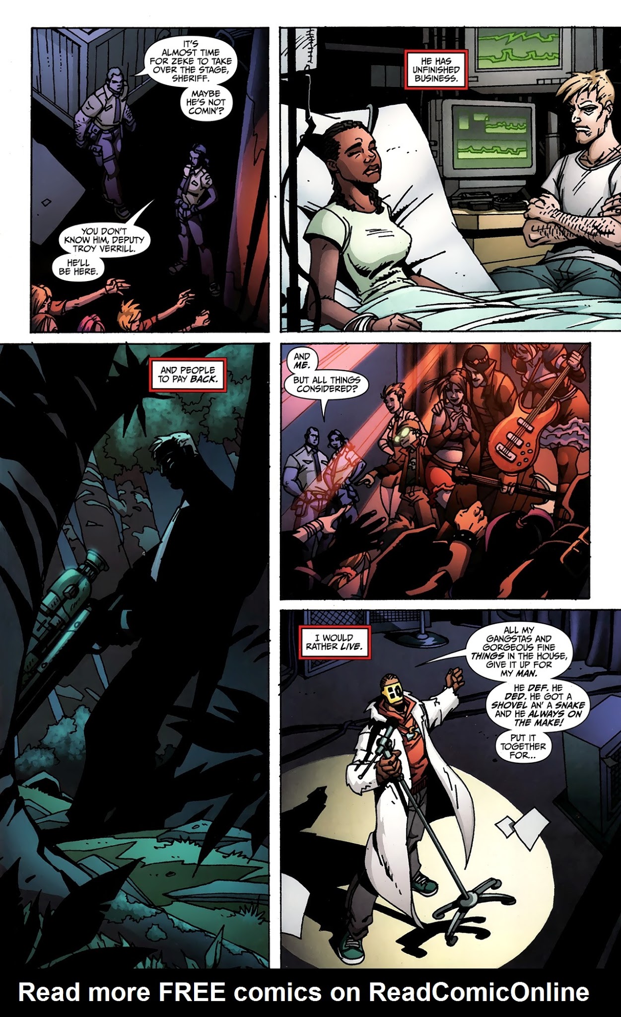 Read online Welcome To Tranquility: One Foot In The Grave comic -  Issue #6 - 9