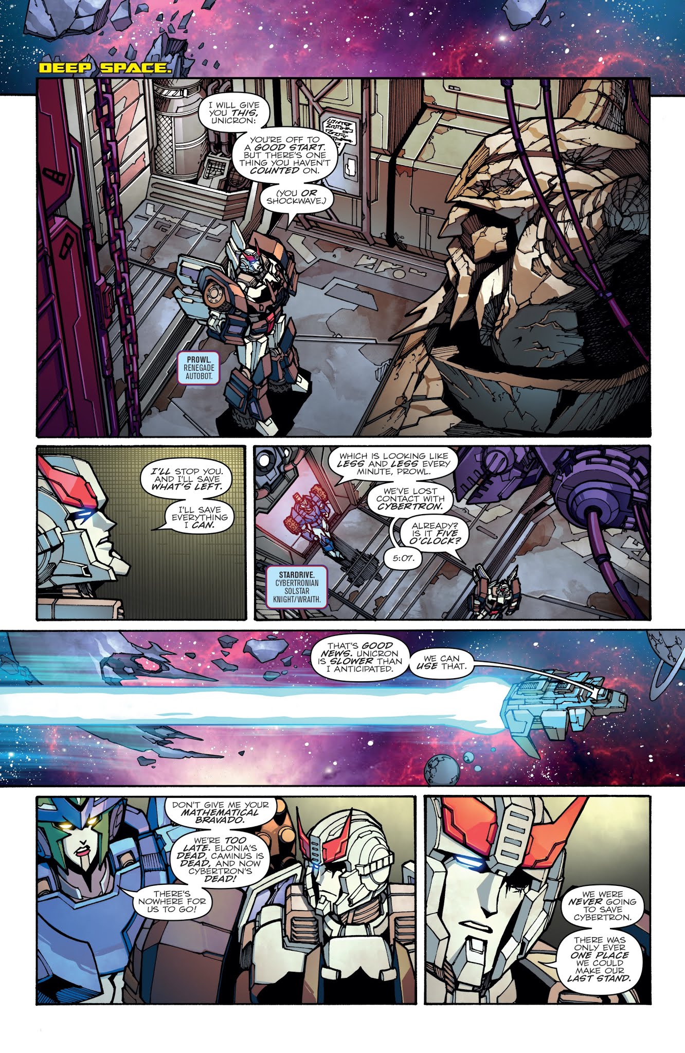 Read online Transformers: Unicron comic -  Issue #4 - 5