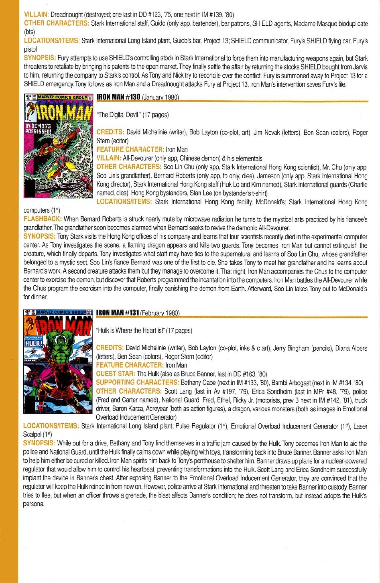 Read online Official Index to the Marvel Universe comic -  Issue #5 - 30