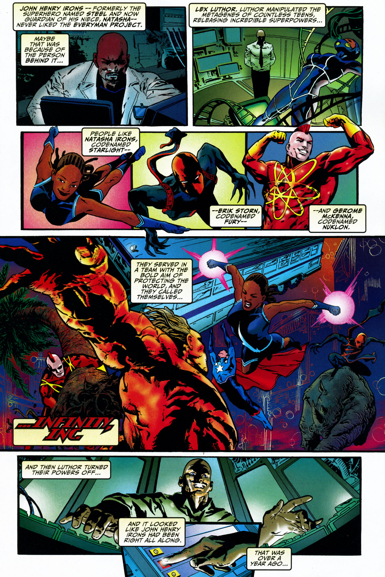 Read online Infinity Inc. (2007) comic -  Issue #1 - 2