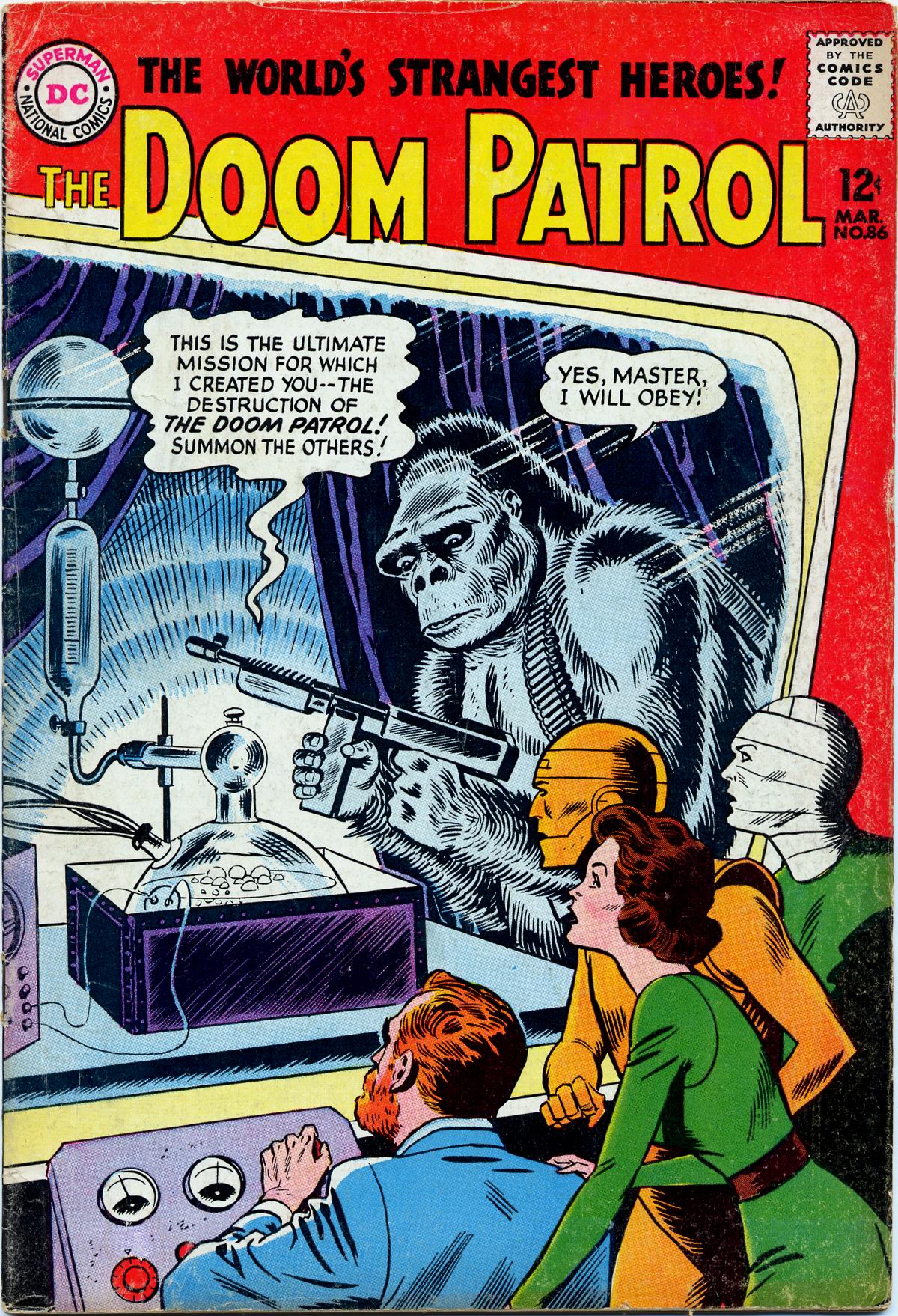 Read online Doom Patrol (1964) comic -  Issue #86 - 1