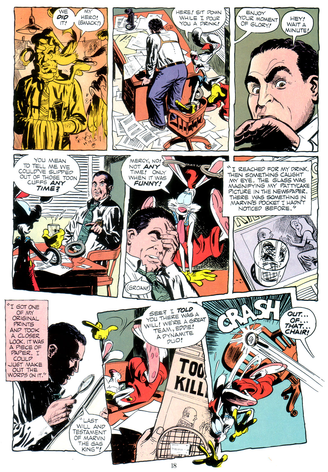 Marvel Graphic Novel: Who Framed Roger Rabbit issue Full - Page 20