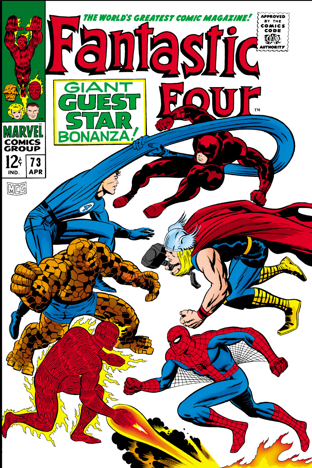 Read online Fantastic Four (1961) comic -  Issue #73 - 1