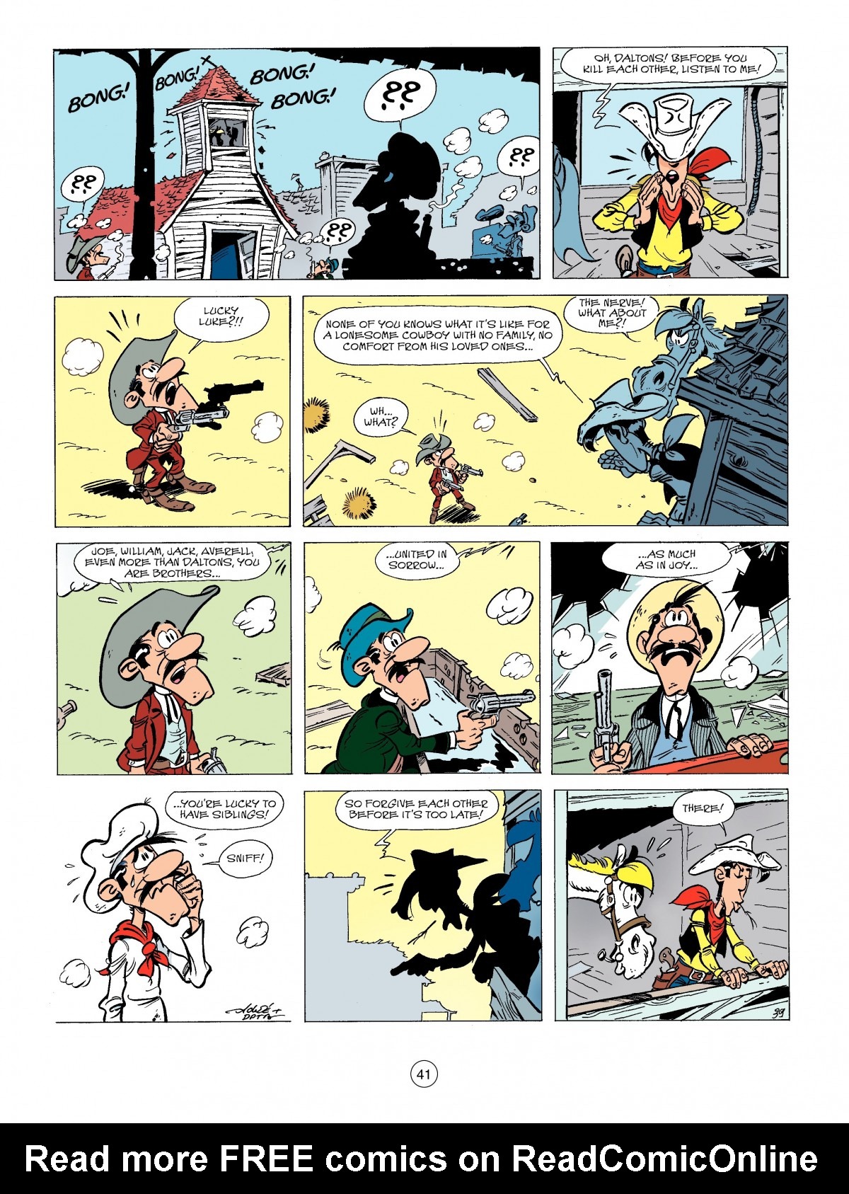 Read online A Lucky Luke Adventure comic -  Issue #42 - 41