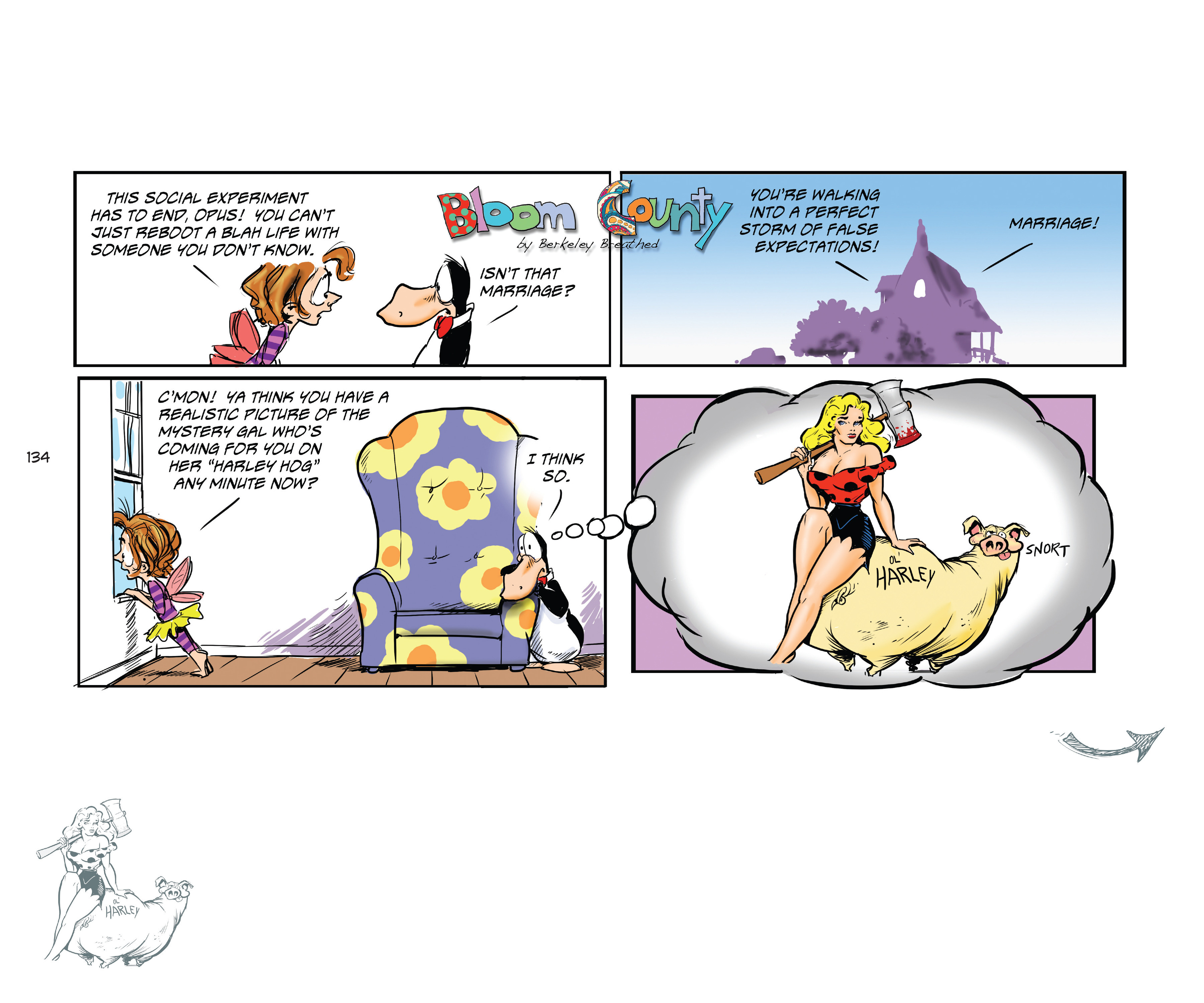 Read online Bloom County Episode XI: A New Hope comic -  Issue # Full - 136