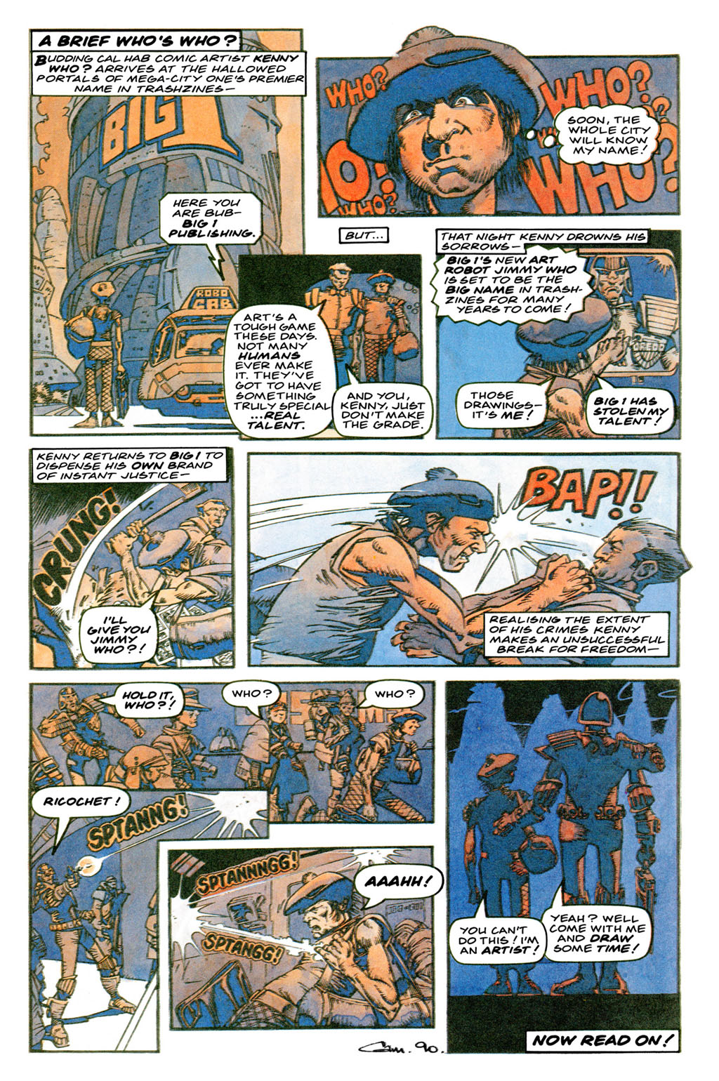 Read online Judge Dredd: The Megazine comic -  Issue #1 - 43