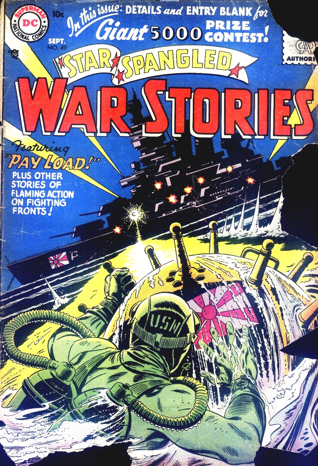 Read online Star Spangled War Stories (1952) comic -  Issue #49 - 1