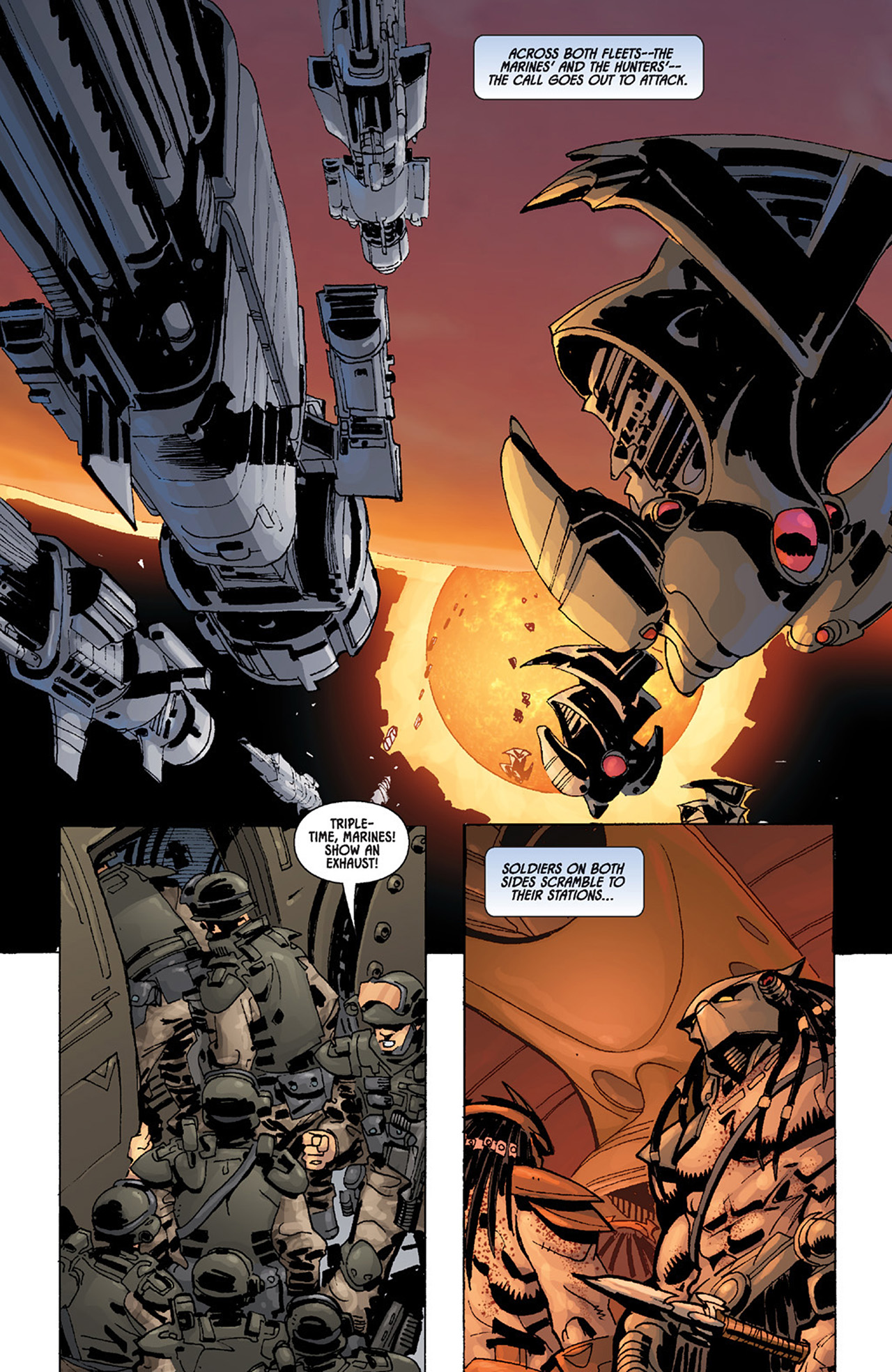 Read online Aliens vs. Predator: Three World War comic -  Issue #4 - 3