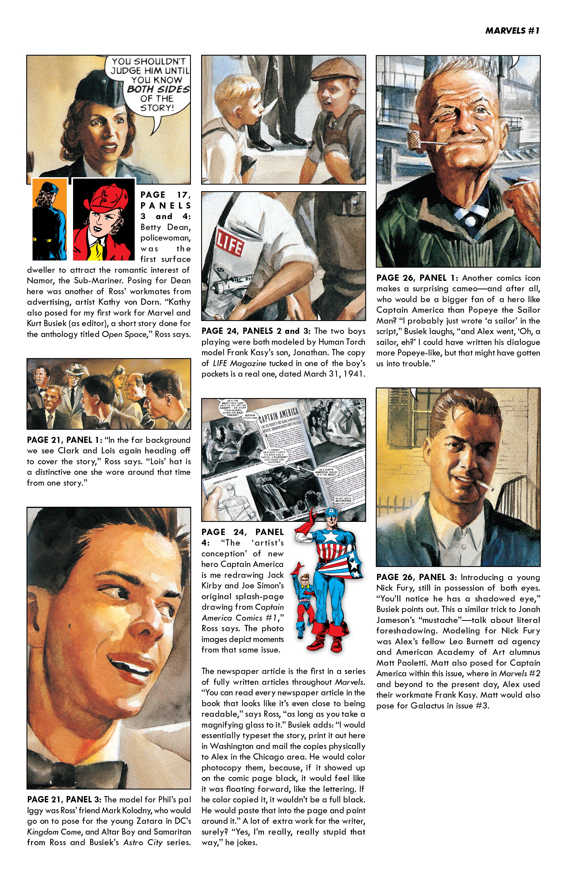 Read online Marvels Annotated comic -  Issue #1 - 62