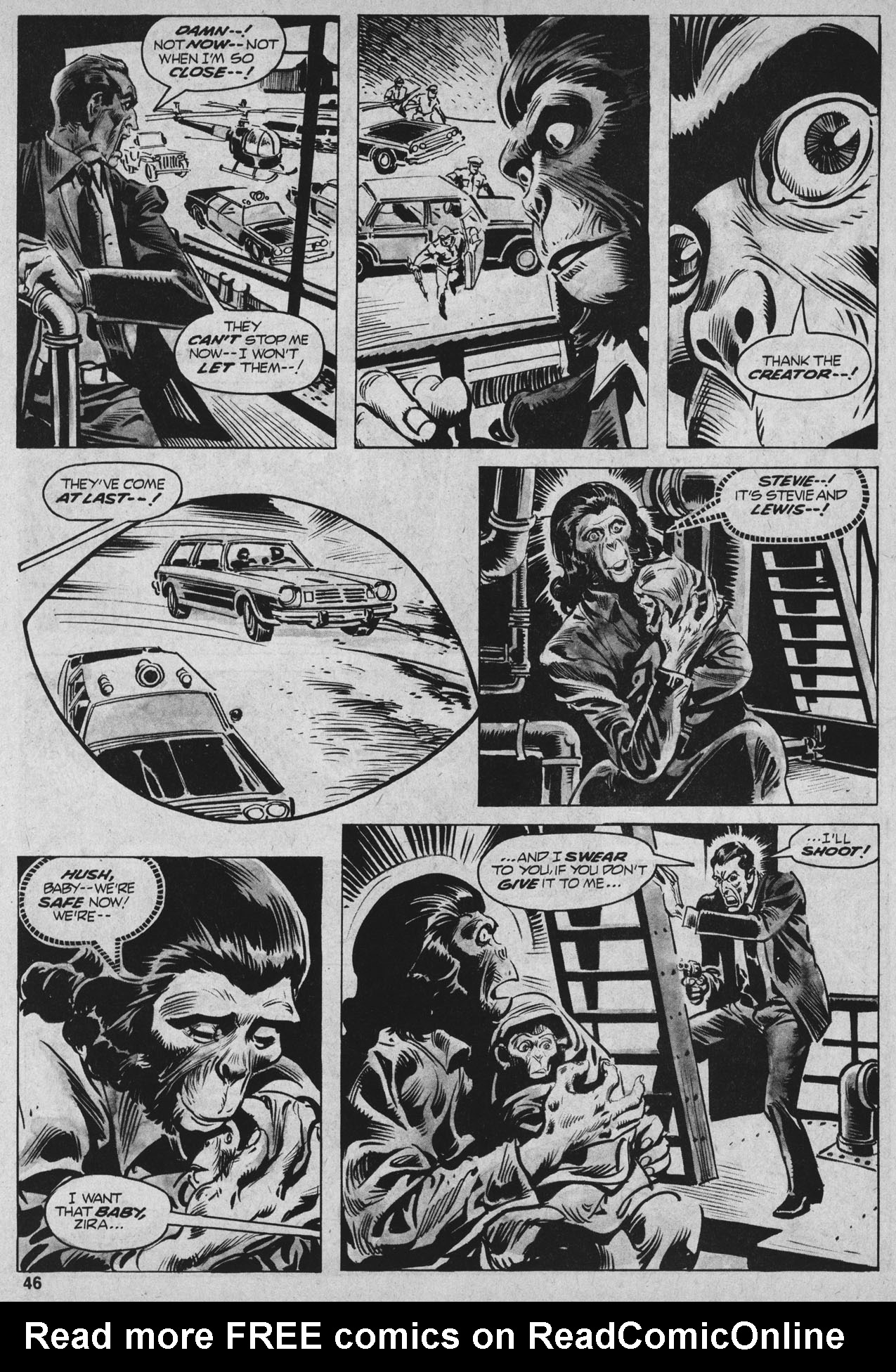 Read online Planet of the Apes comic -  Issue #16 - 46