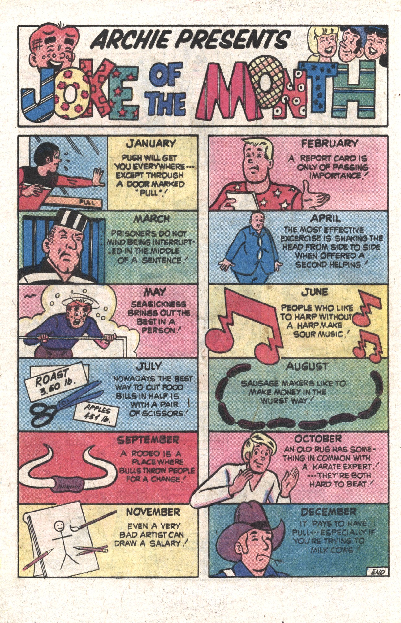Read online Archie's Joke Book Magazine comic -  Issue #255 - 16