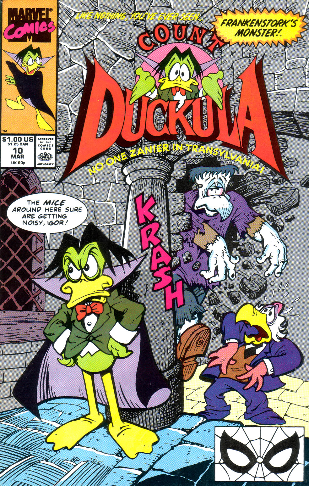 Read online Count Duckula comic -  Issue #10 - 1
