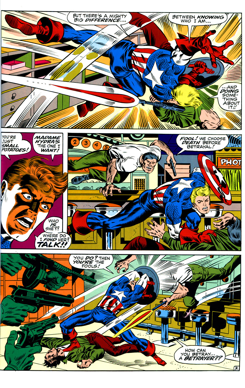 Read online Captain America: Red, White & Blue comic -  Issue # TPB - 115