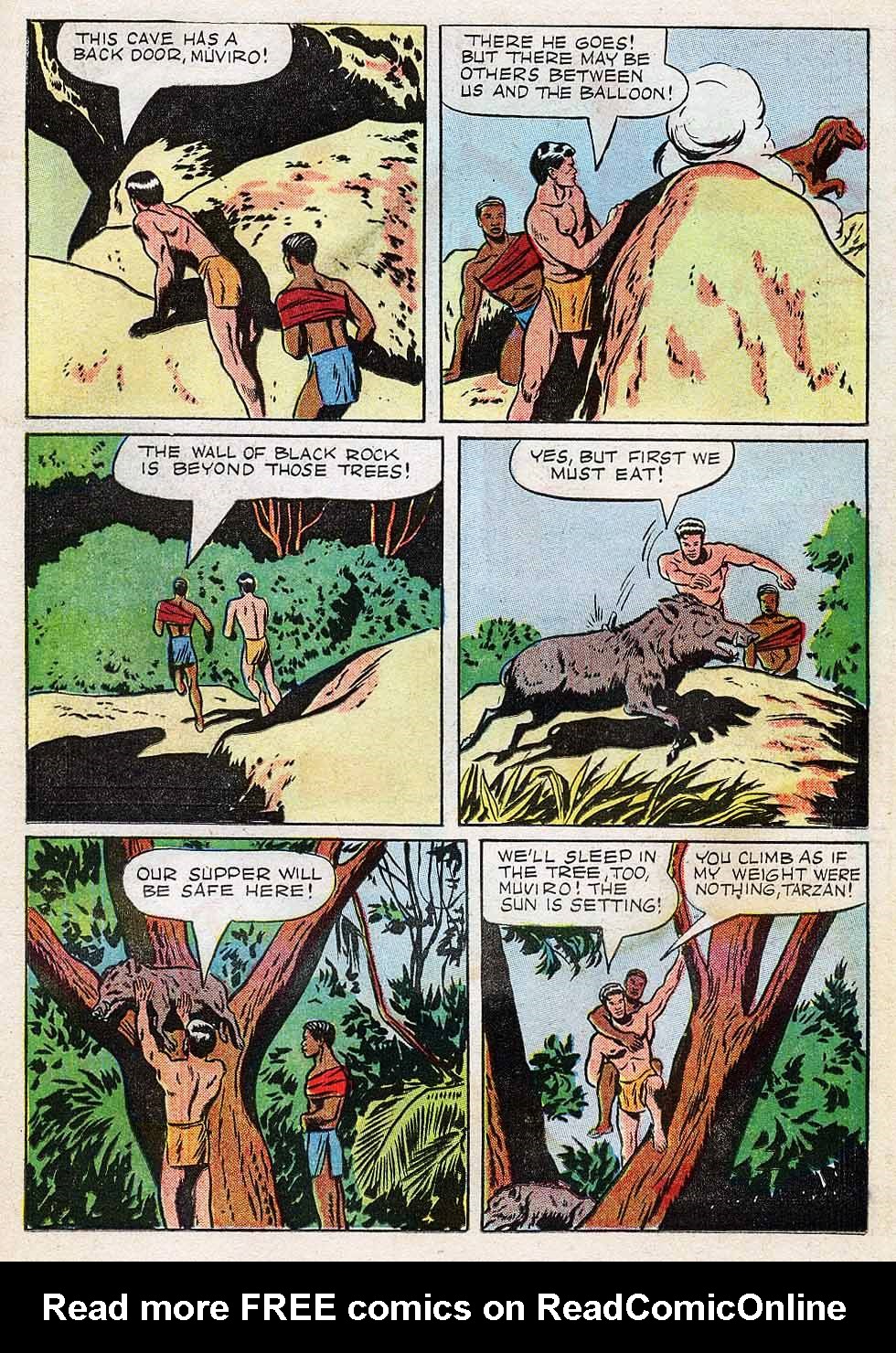 Read online Tarzan (1948) comic -  Issue #7 - 19