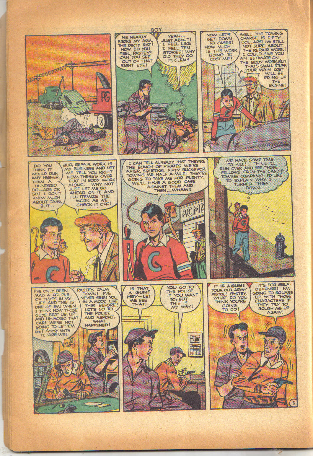 Read online Boy Comics comic -  Issue #70 - 36
