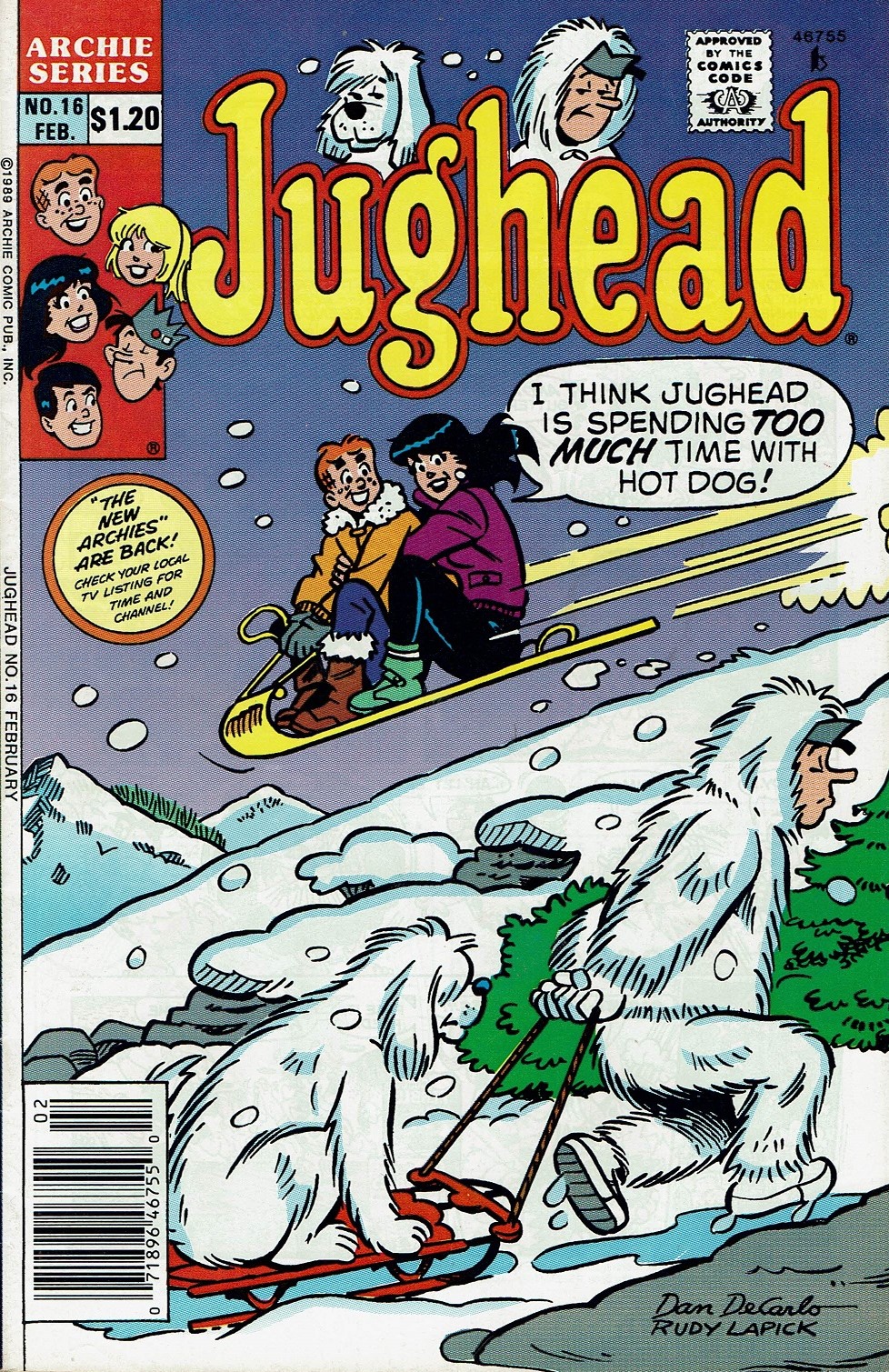 Read online Jughead (1987) comic -  Issue #16 - 1