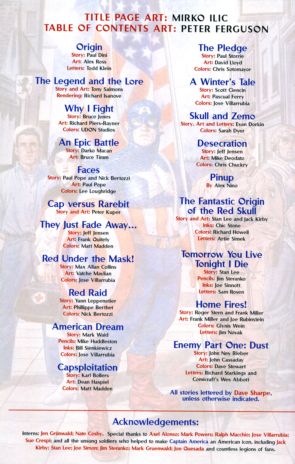 Read online Captain America: Red, White & Blue comic -  Issue # TPB - 189