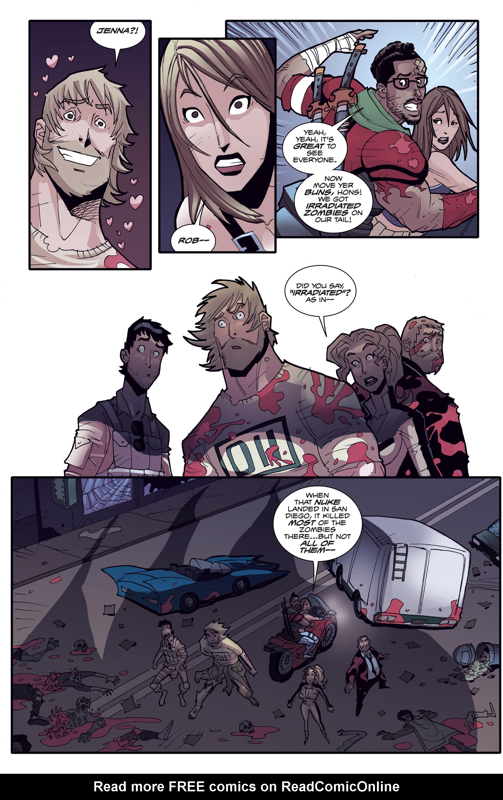 Read online Fanboys vs. Zombies comic -  Issue #12 - 17