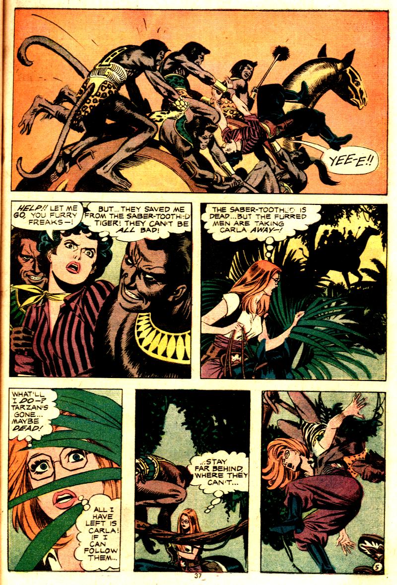 Read online Tarzan (1972) comic -  Issue #232 - 34