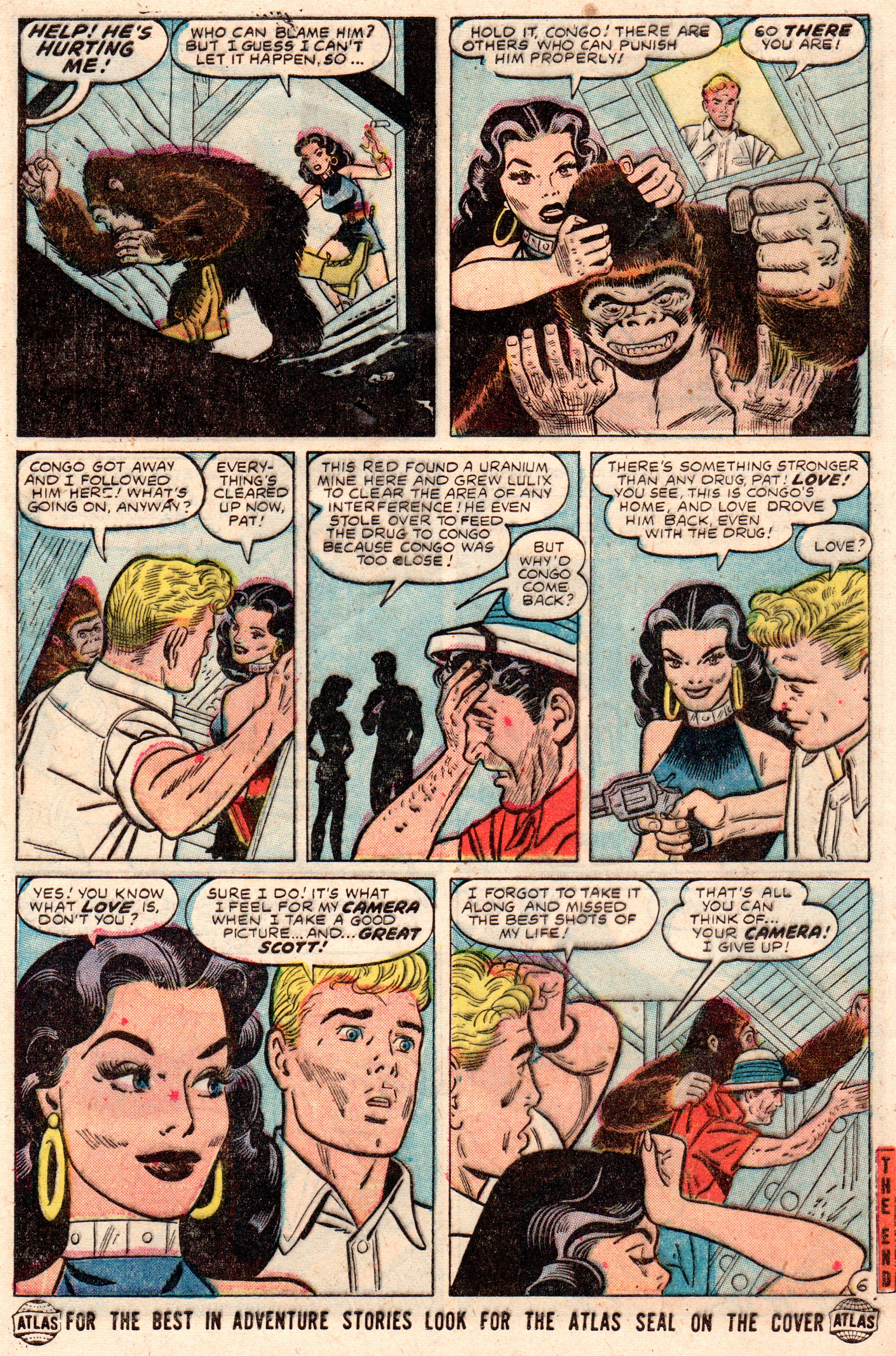 Read online Jann of the Jungle comic -  Issue #8 - 8