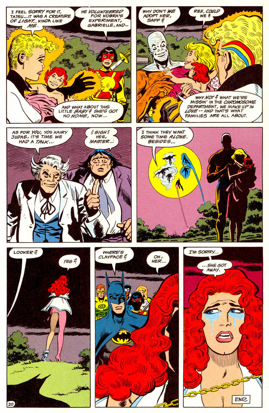 Read online The Outsiders (1985) comic -  Issue #22 - 21