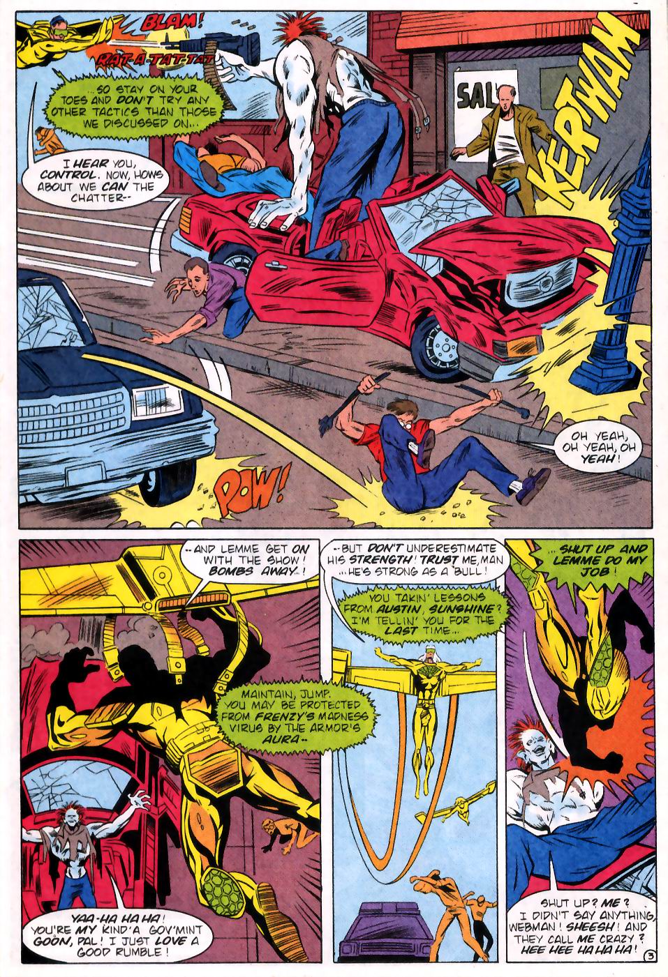 Read online The Web (1991) comic -  Issue #14 - 4