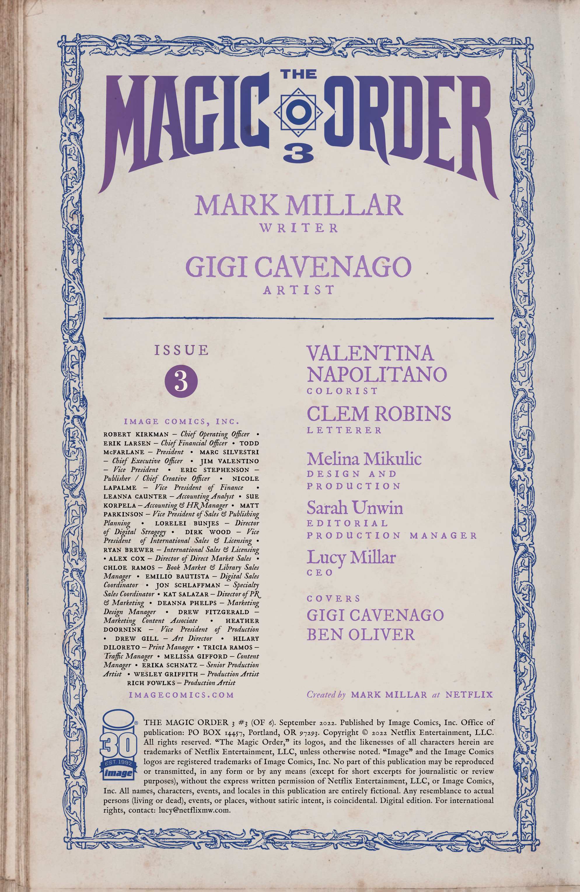 Read online The Magic Order 3 comic -  Issue #3 - 2