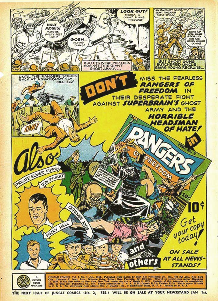 Read online Jungle Comics comic -  Issue #25 - 2