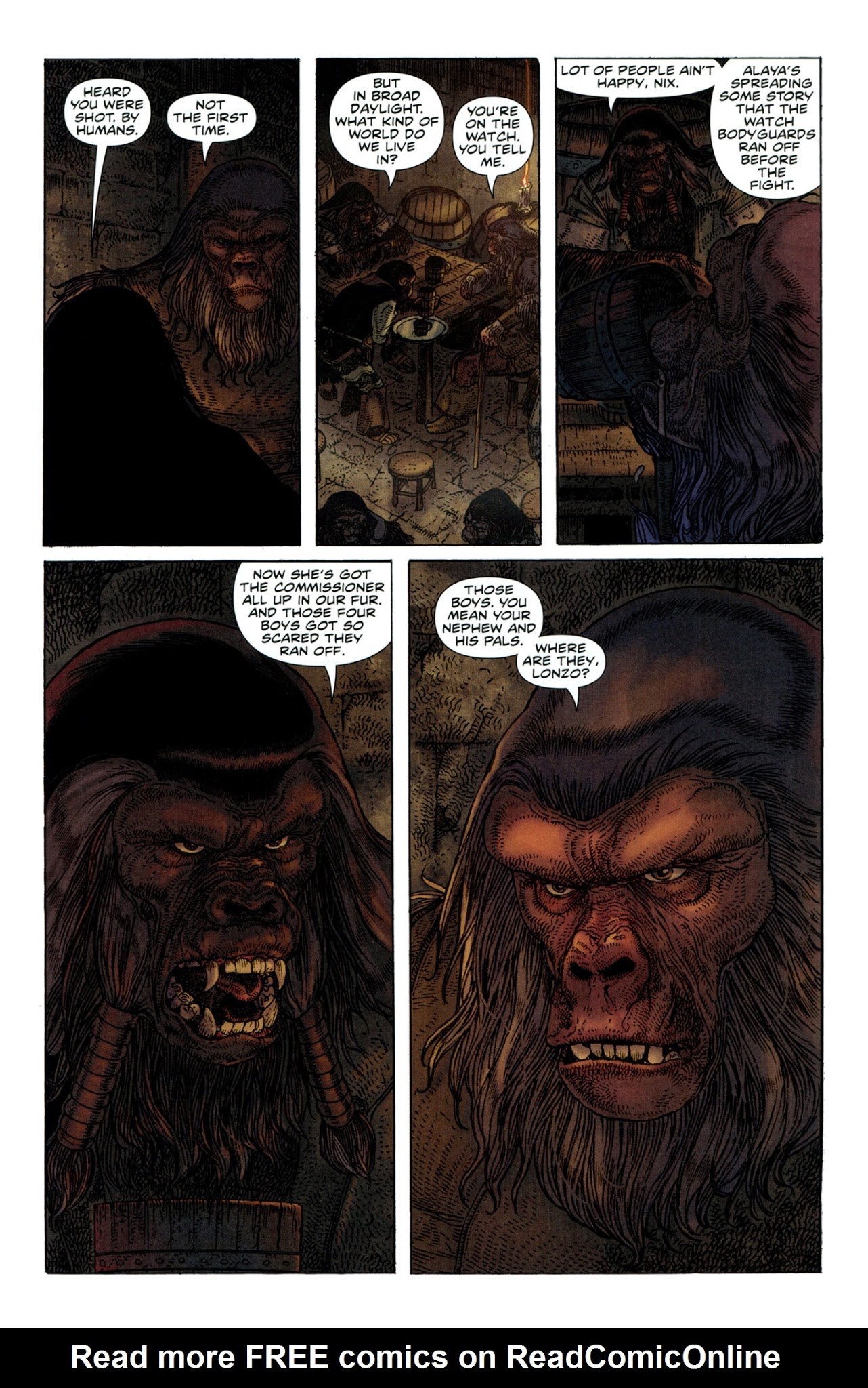 Read online Planet of the Apes (2011) comic -  Issue #14 - 21