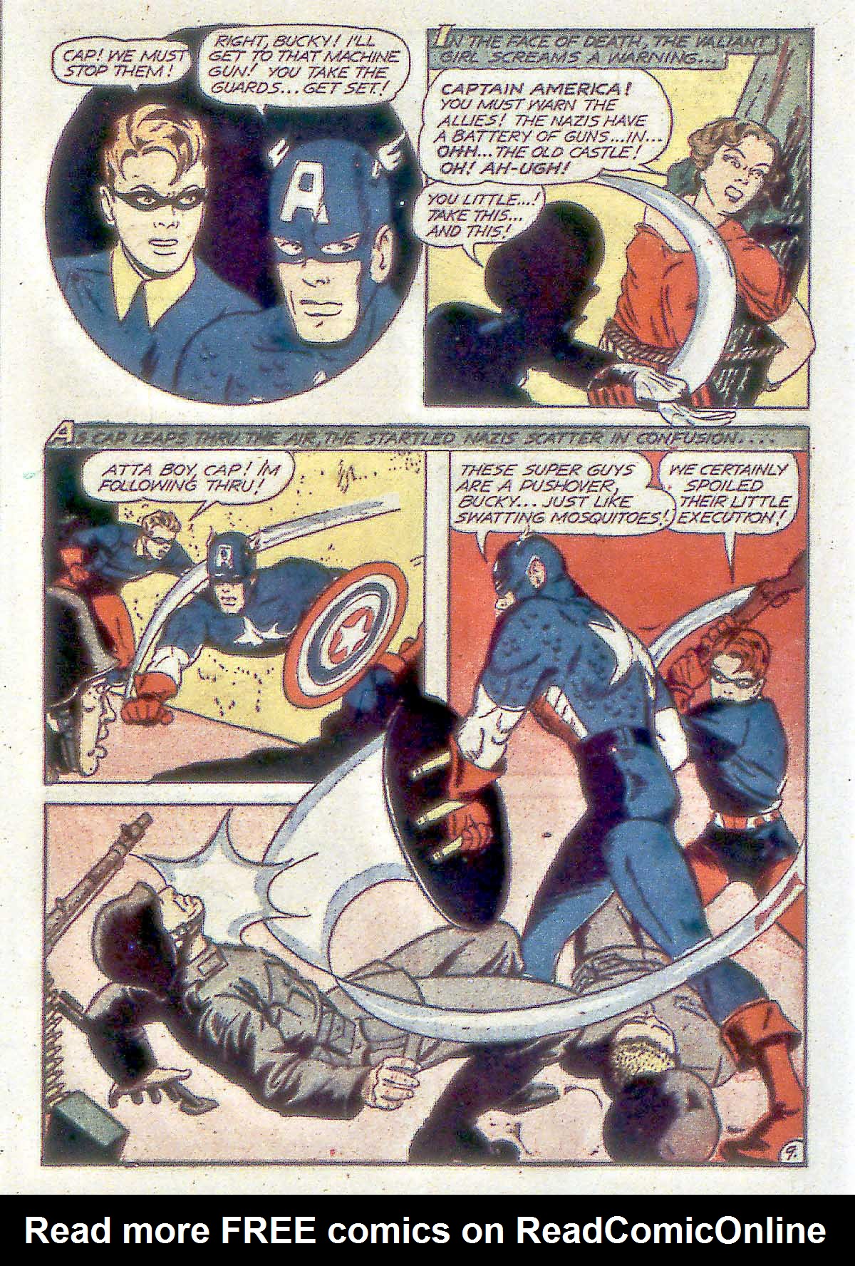 Read online Captain America Comics comic -  Issue #34 - 43