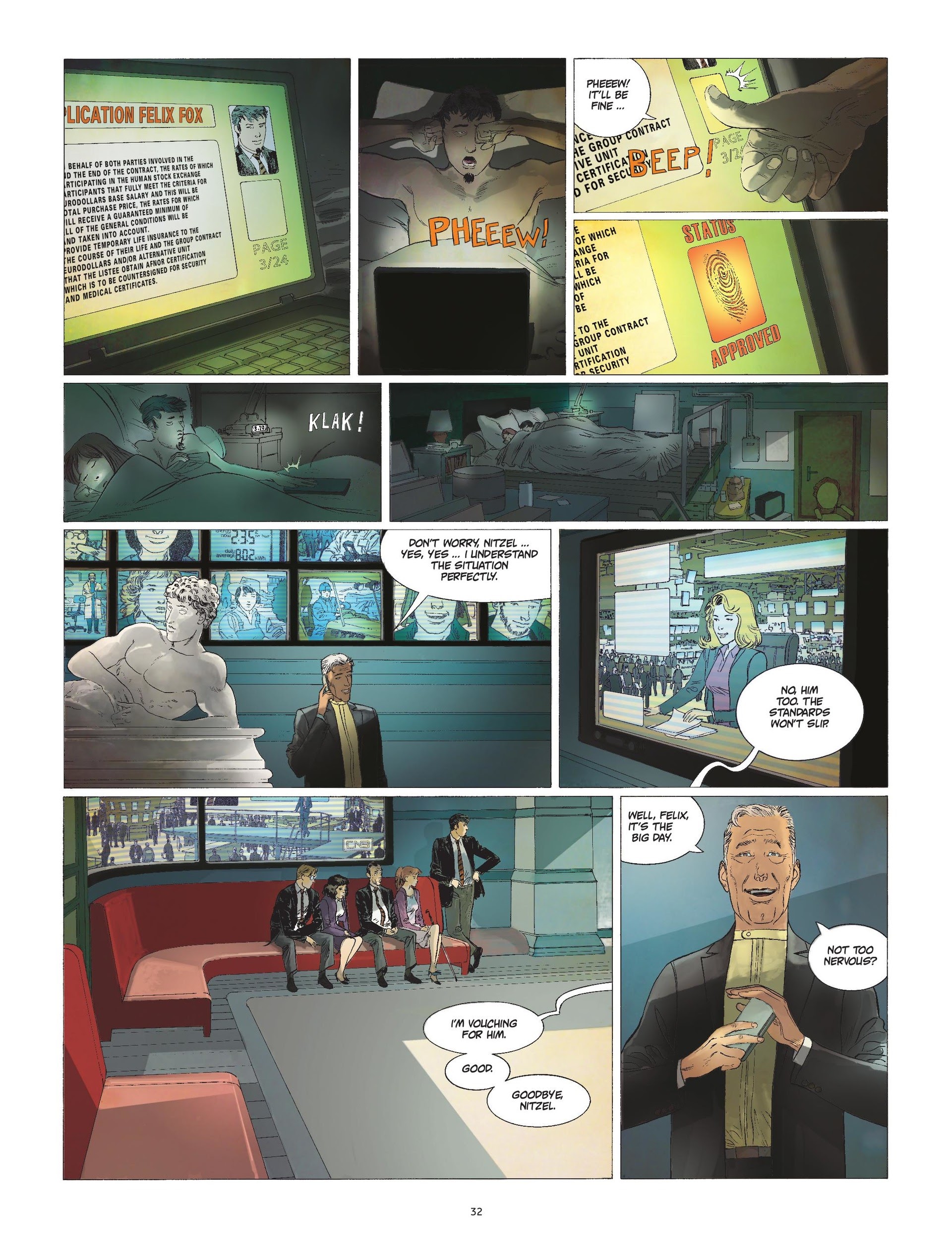 Read online HSE - Human Stock Exchange comic -  Issue #1 - 34