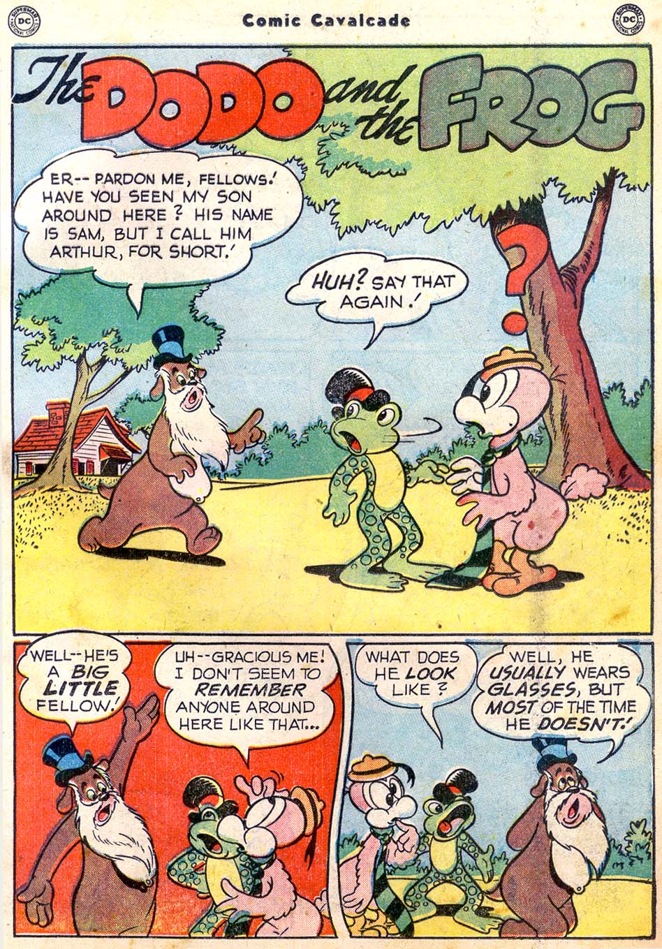 Read online Comic Cavalcade comic -  Issue #36 - 35