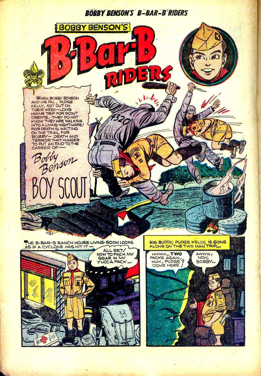 Read online Bobby Benson's B-Bar-B Riders comic -  Issue #17 - 20