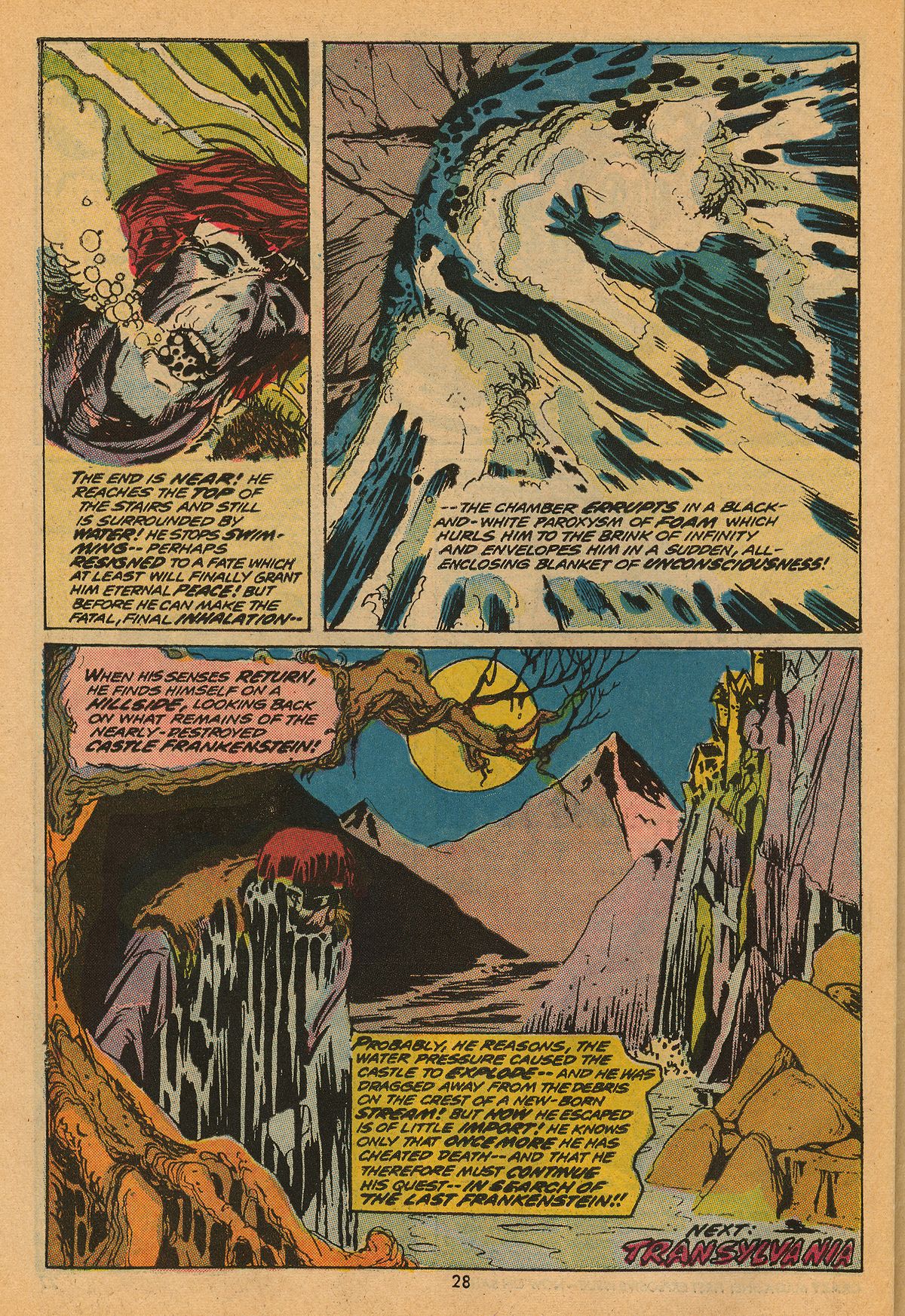 Read online Frankenstein (1973) comic -  Issue #6 - 29