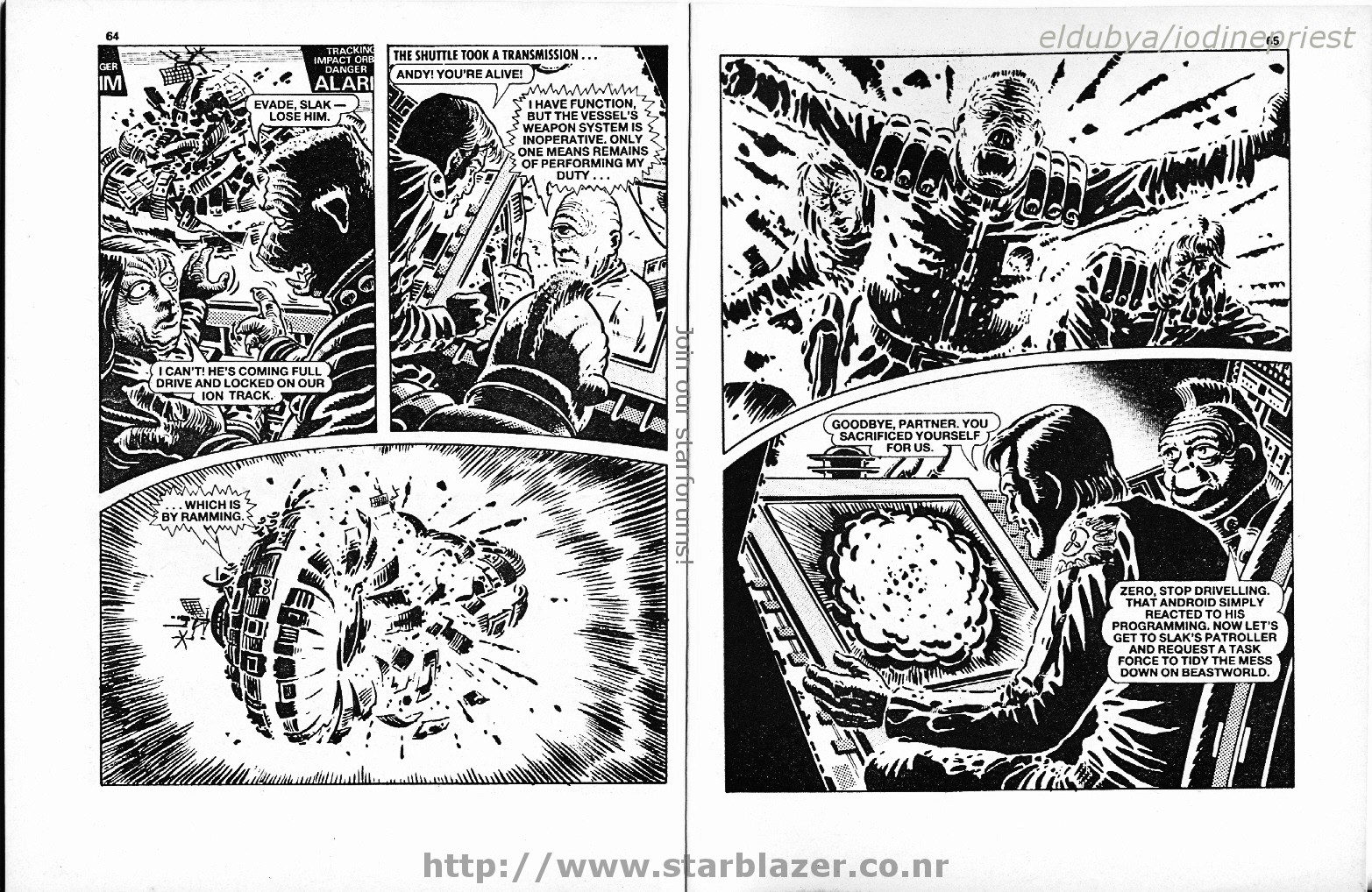Read online Starblazer comic -  Issue #221 - 34