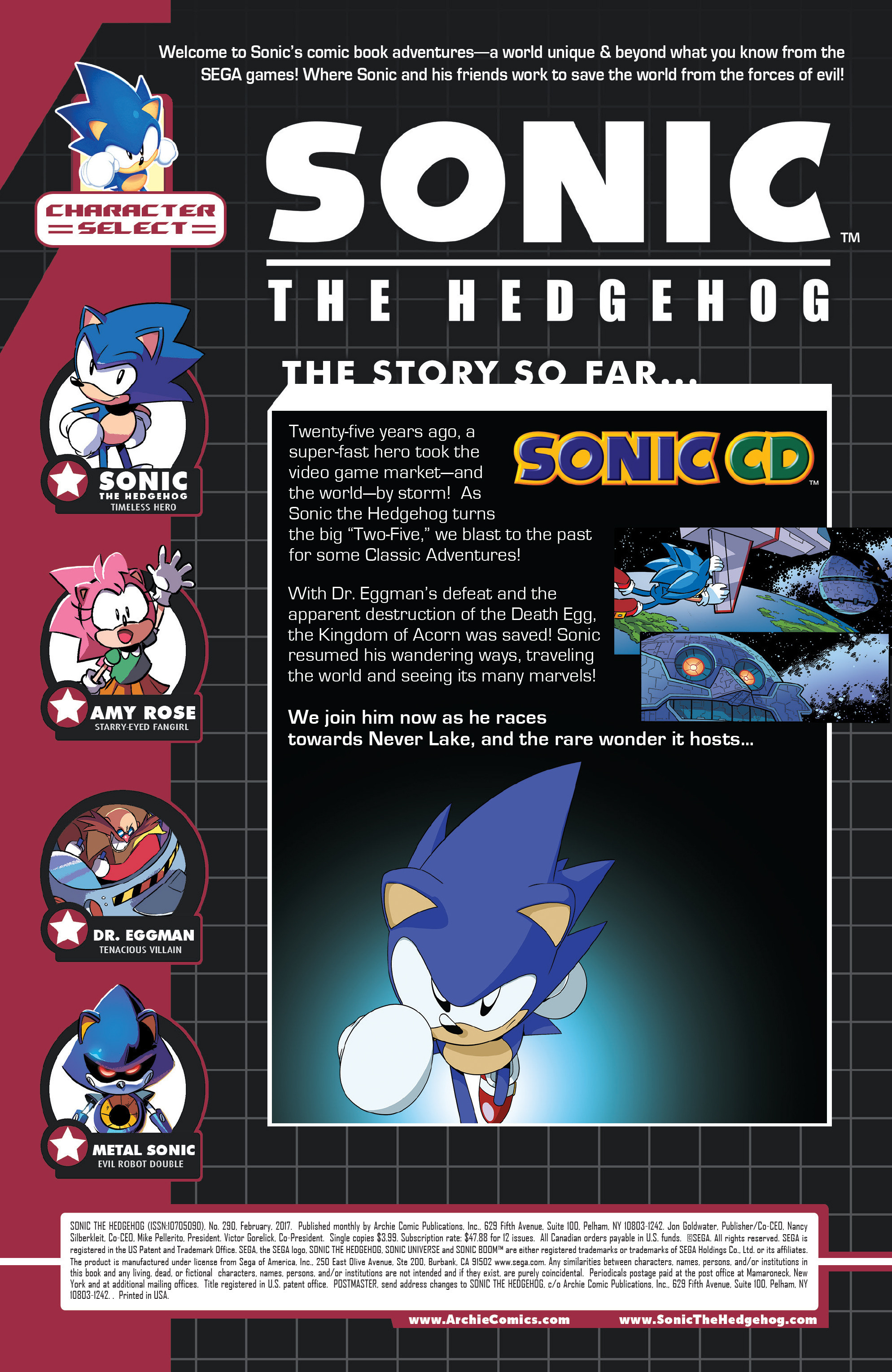 Read online Sonic The Hedgehog comic -  Issue #290 - 2