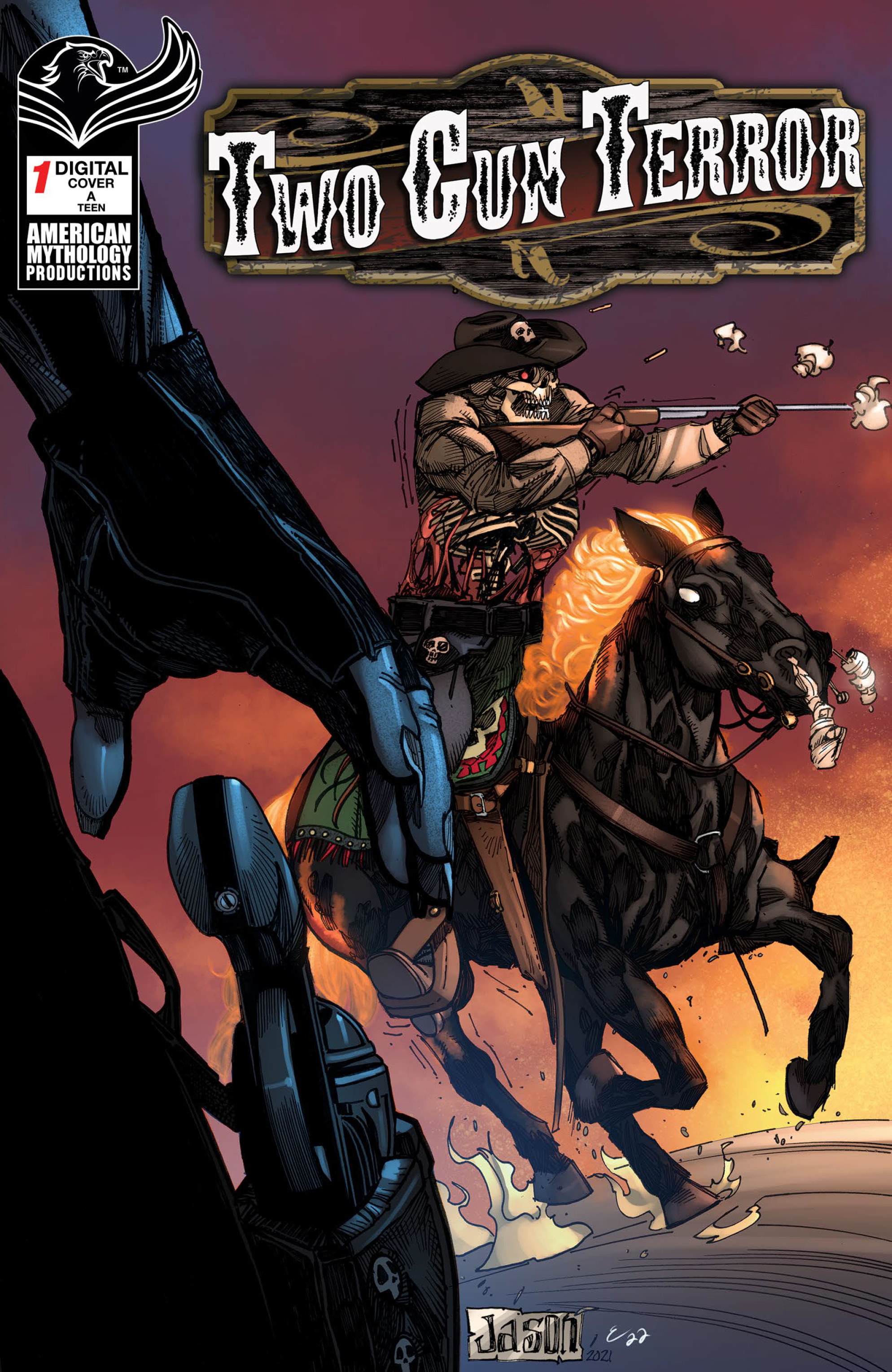 Read online Two Gun Terror comic -  Issue #1 - 1