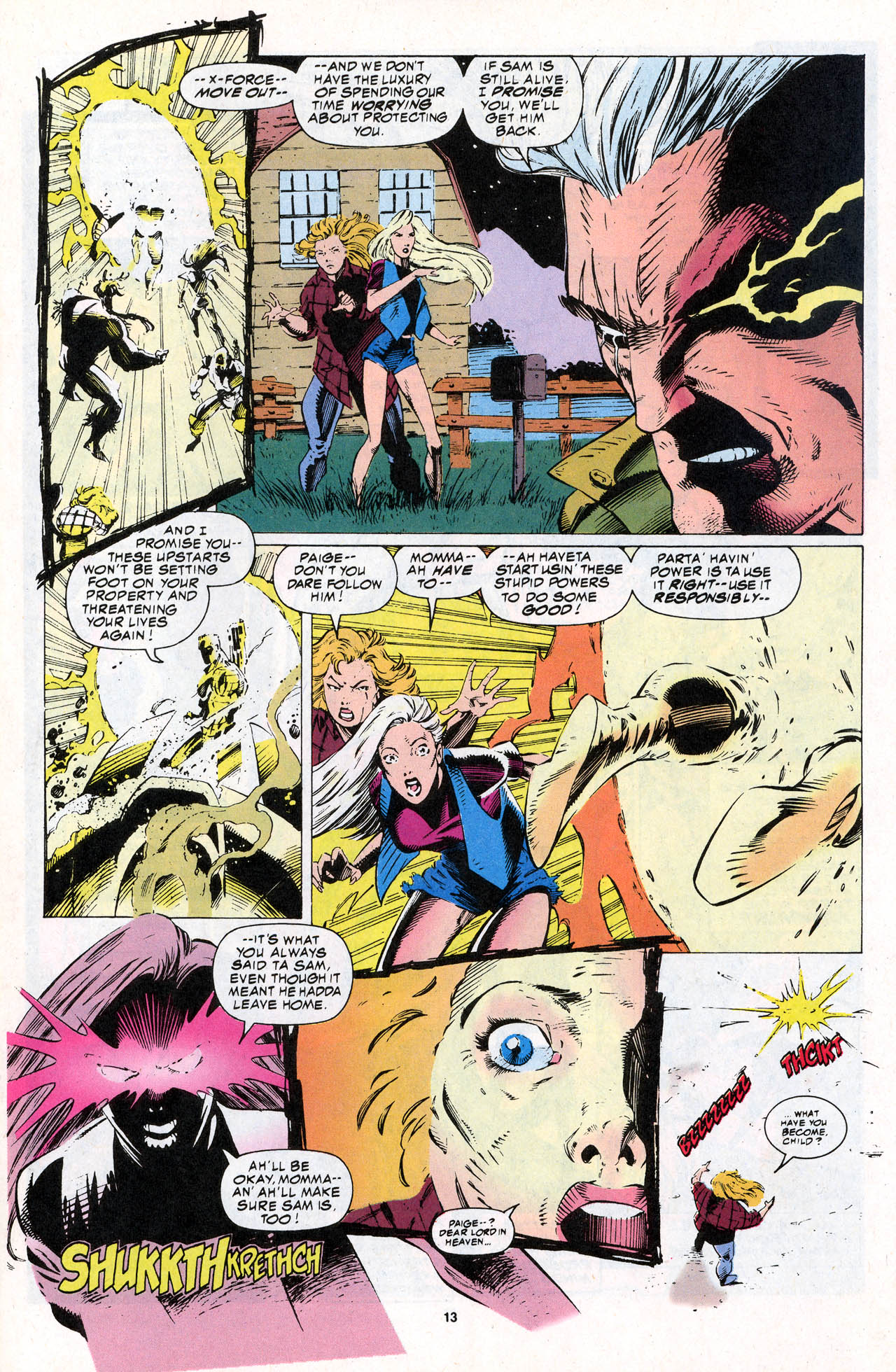 Read online X-Force (1991) comic -  Issue #33 - 13